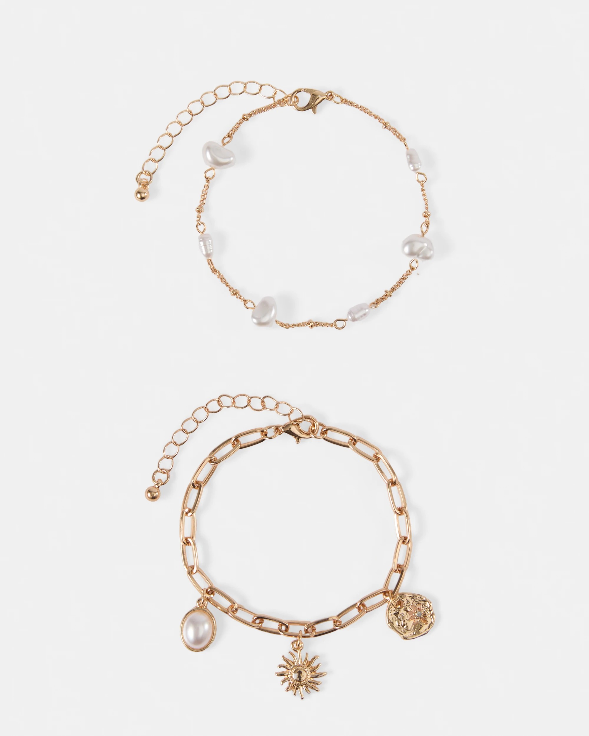 1 2 Pack Celestial Bracelets - Gold Tone, 1 of 7