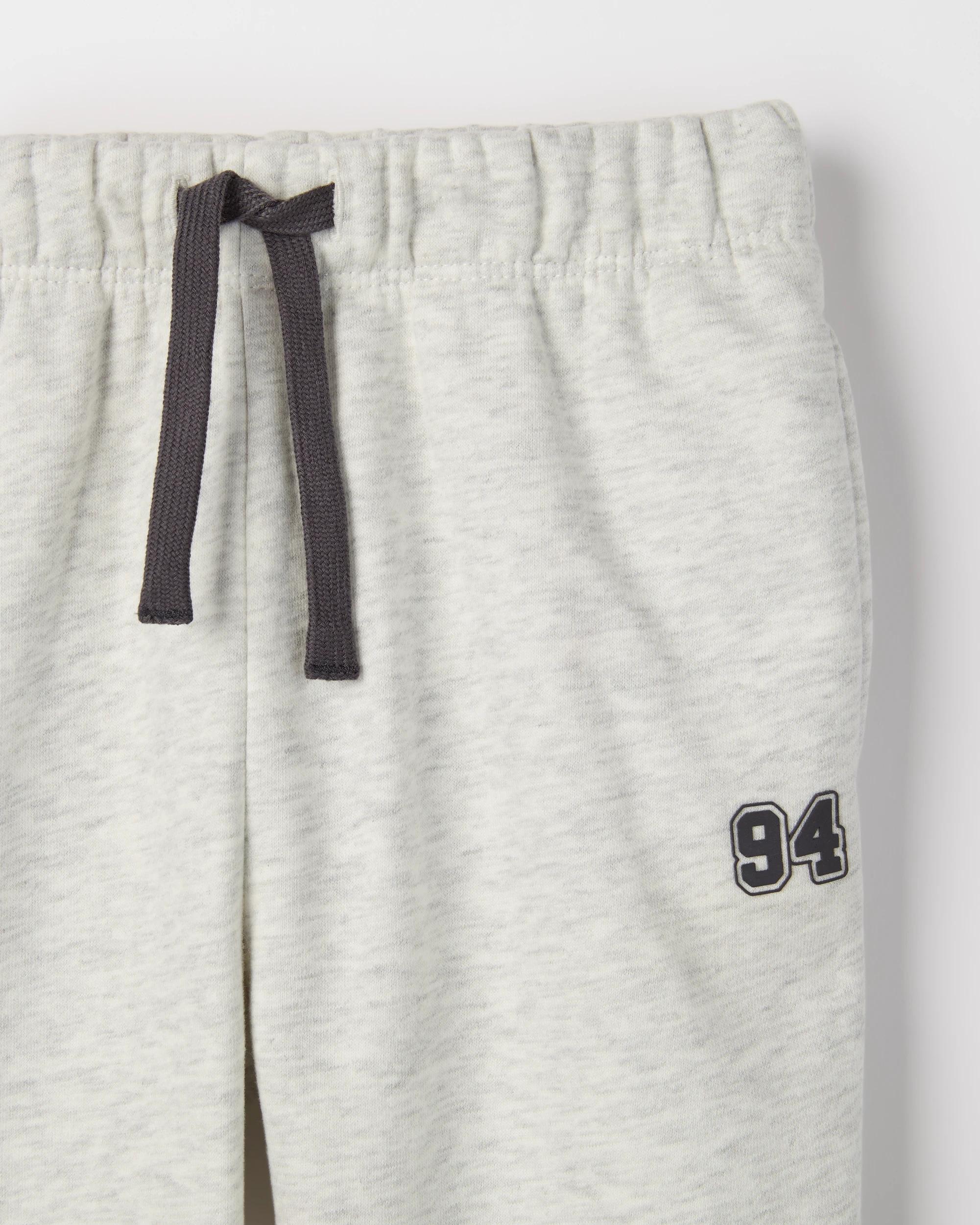 2 Target Kids Australian Cotton Blend Splice Sporty Trackpants GREY MARLE/PHANTOM, 2 of 2