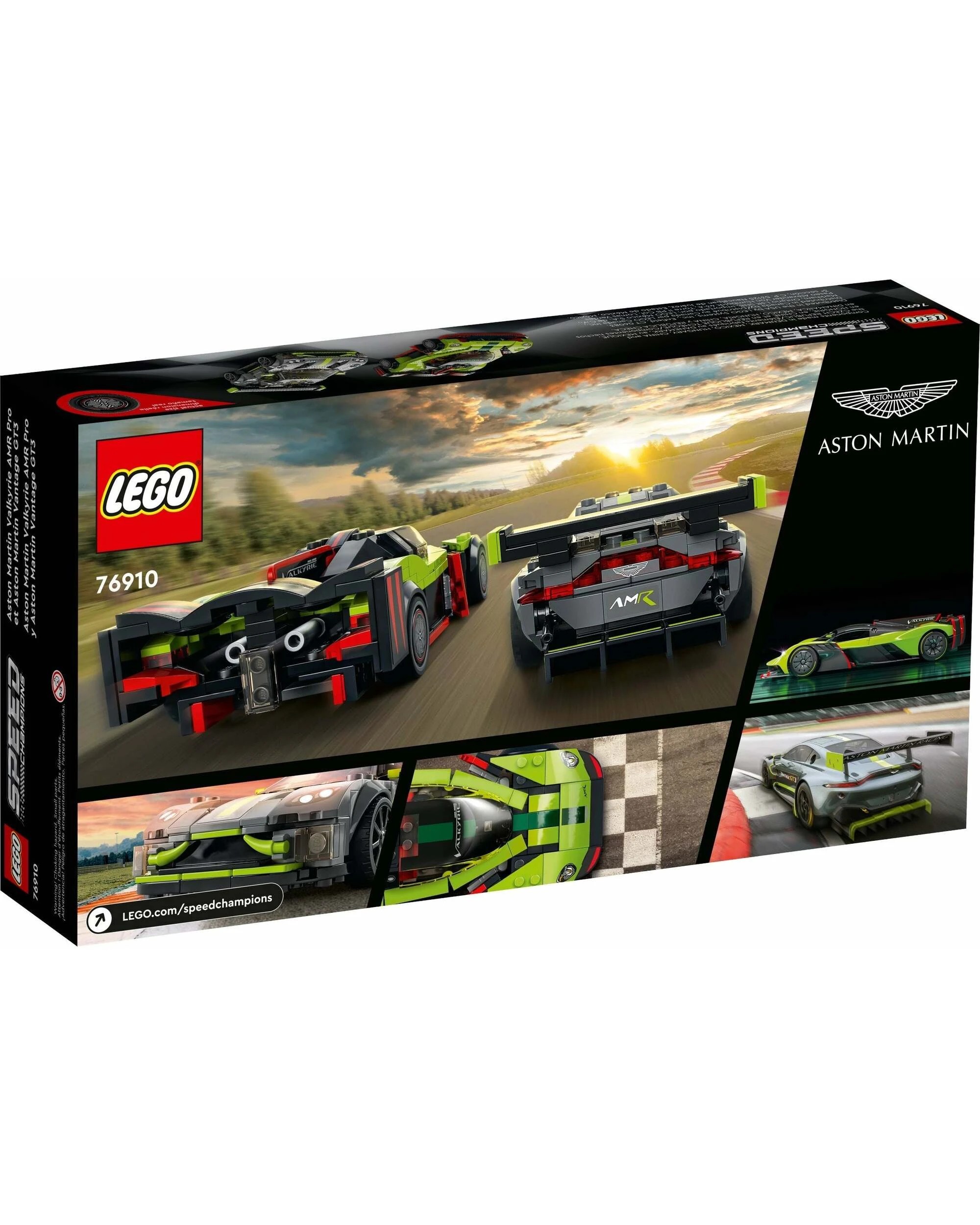 2 LEGO Speed Champion 76910 Aston Martin Valkyrie AMR Pro Aston Martin Vantage GT4, 2 of 5