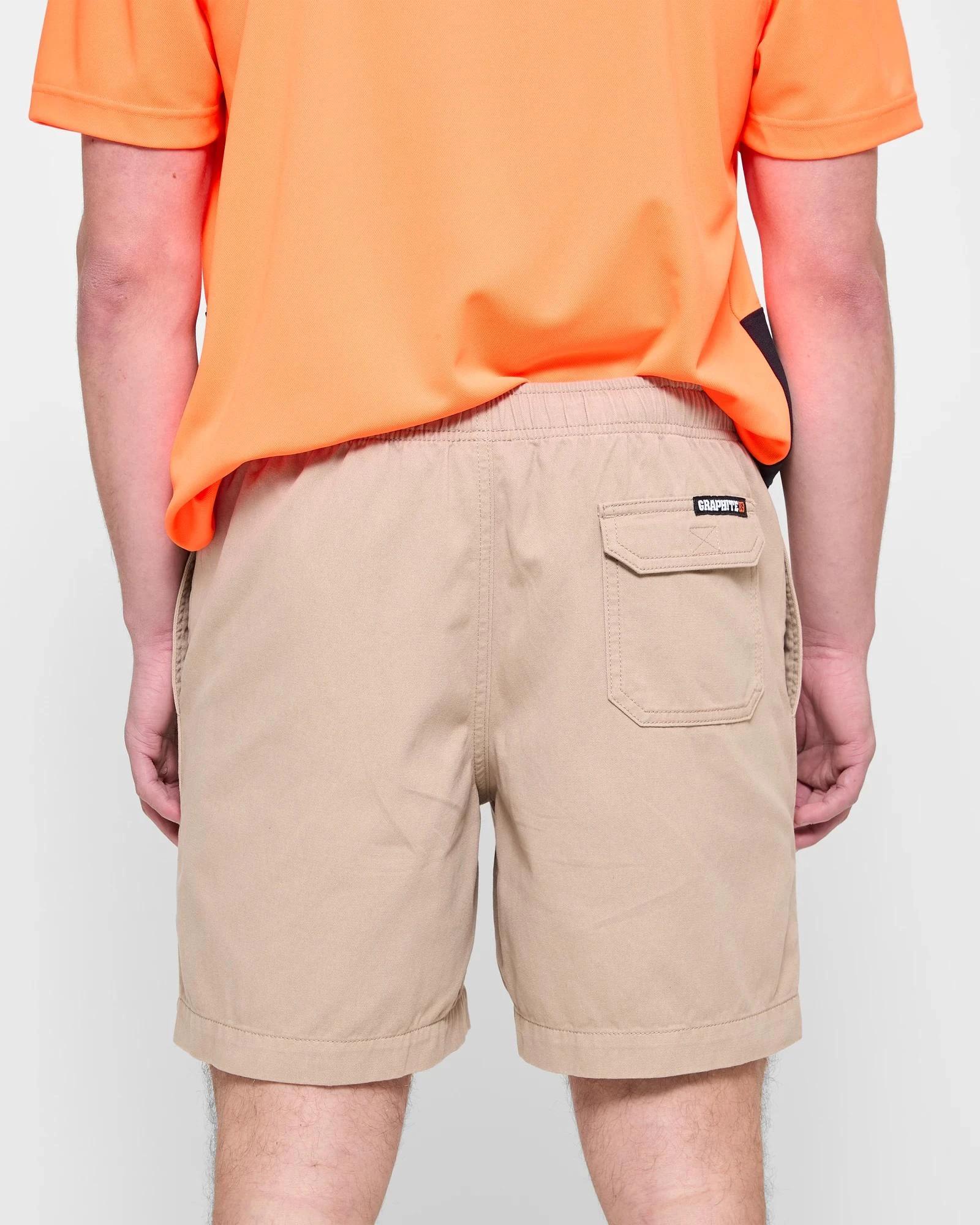 4 Graphite Core Pull On Shorts STONE, 4 of 5