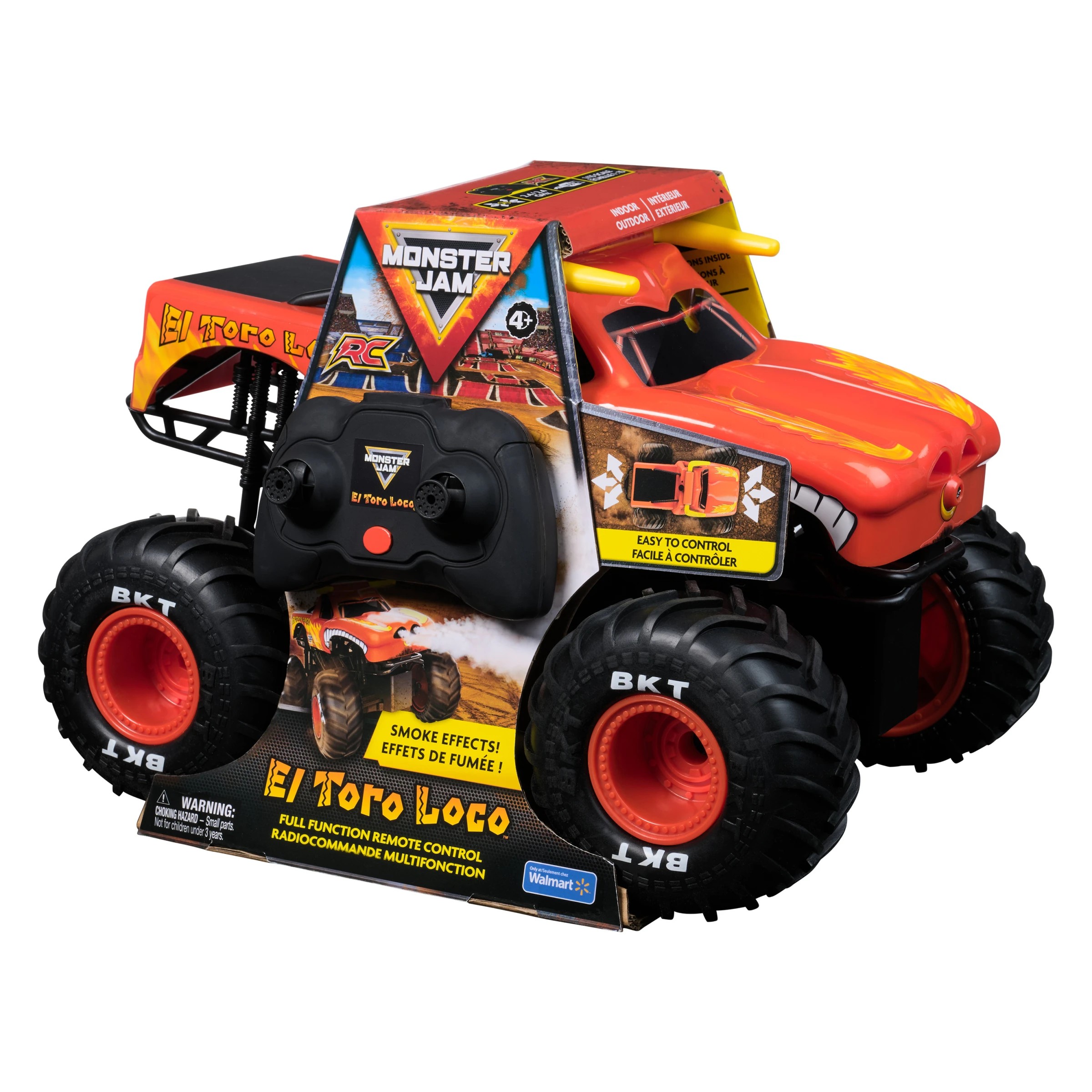 1 Monster Jam Official 1:15 Scale El Toro Loco RC Truck, 1 of 6
