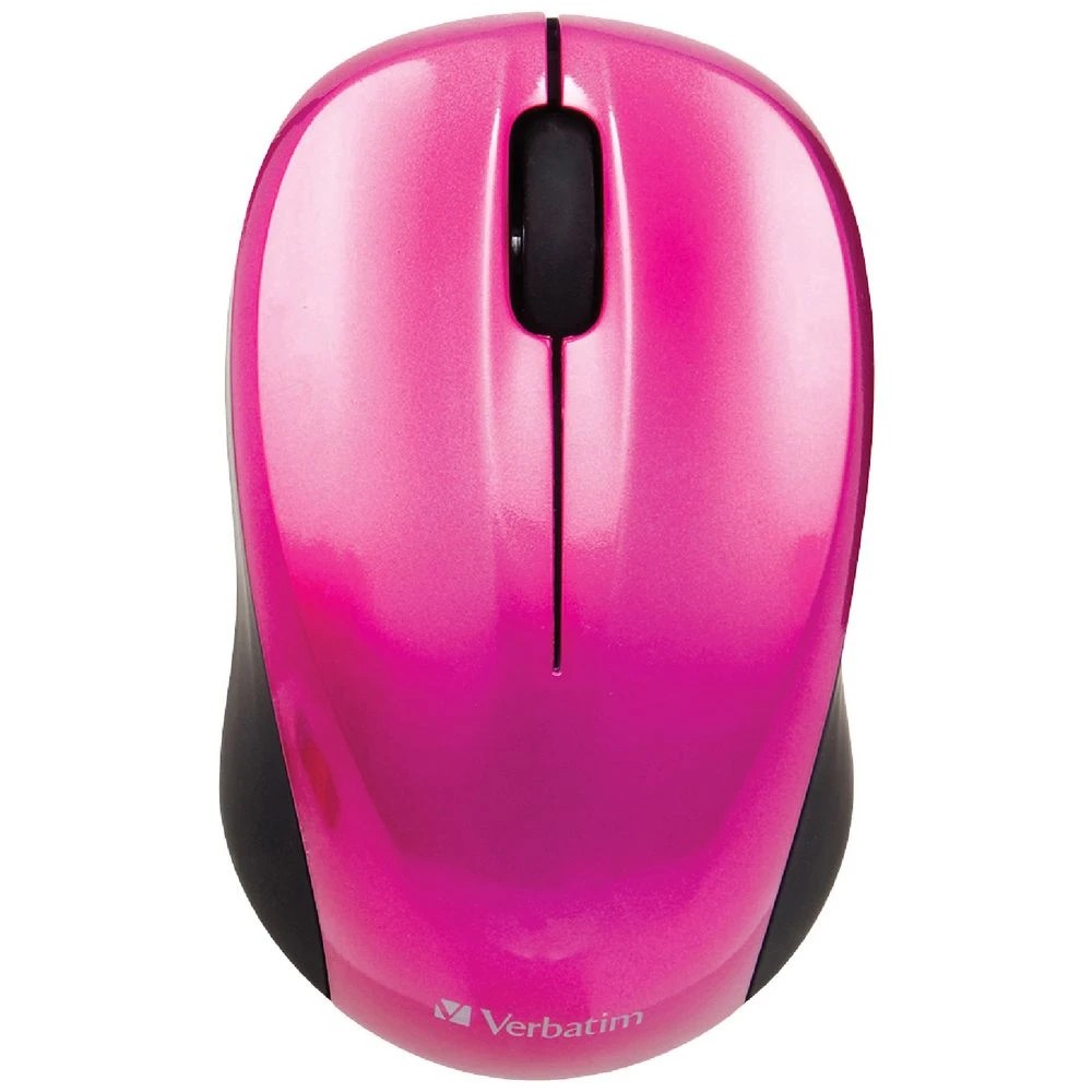 1 Verbatim Go Nano Wireless Mouse Pink, 1 of 6