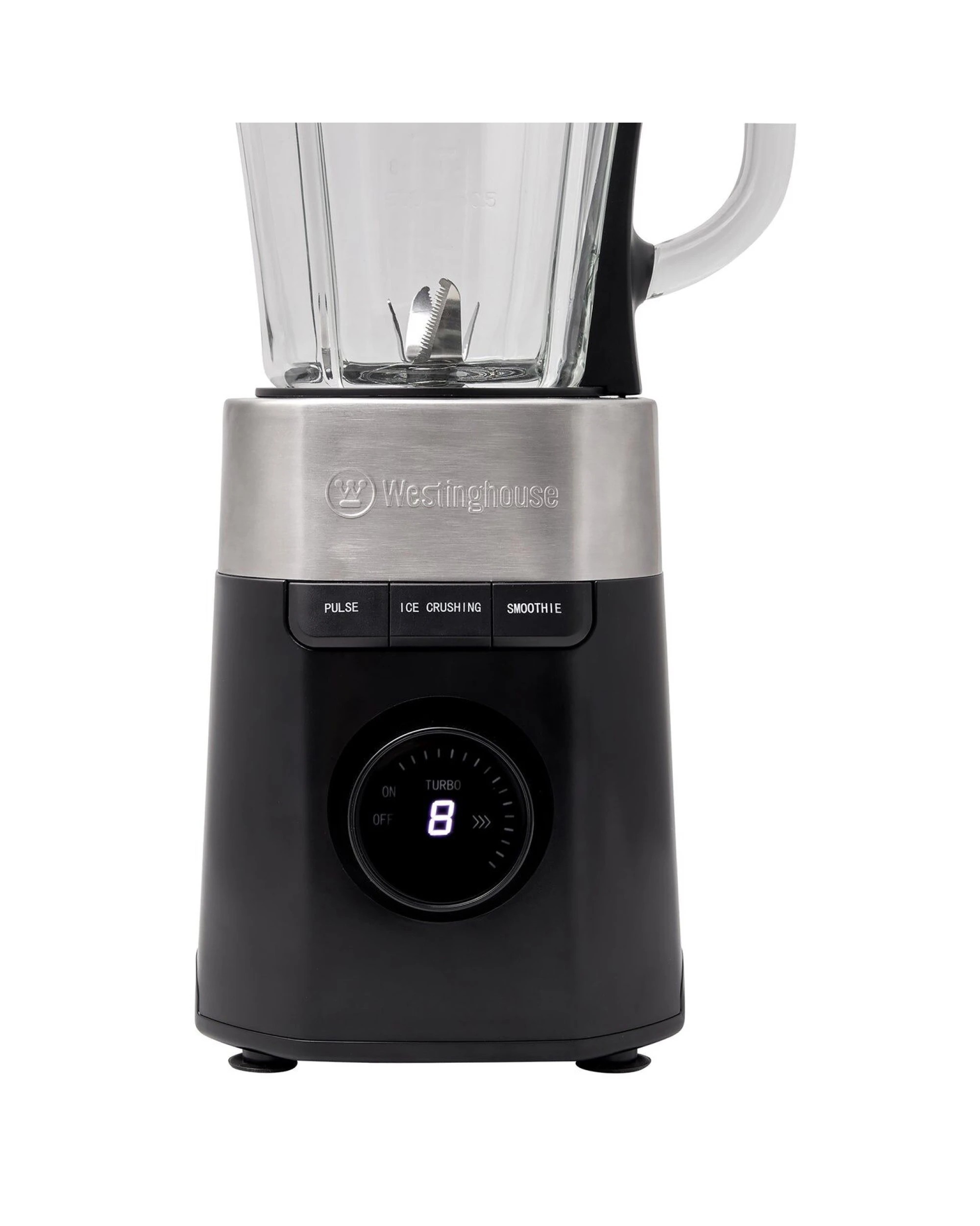 7 Westinghouse Digital Display Glass Jug Blender with 1.5L Capacity and Hex Blade, 7 of 9