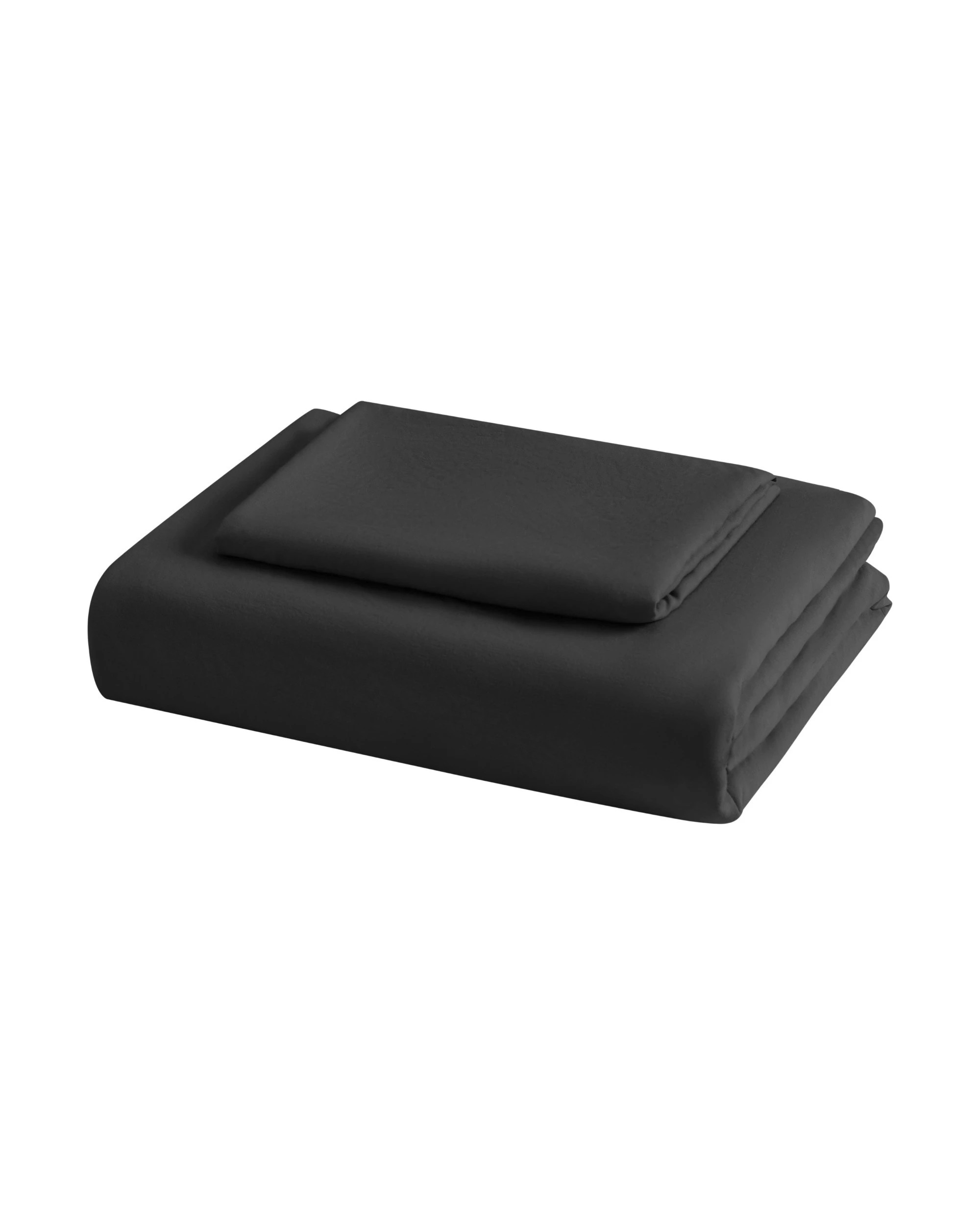 7 Dreamaker Superfine Washed Microfibre Quilt Cover Set - King Single Bed - Black, 7 of 7