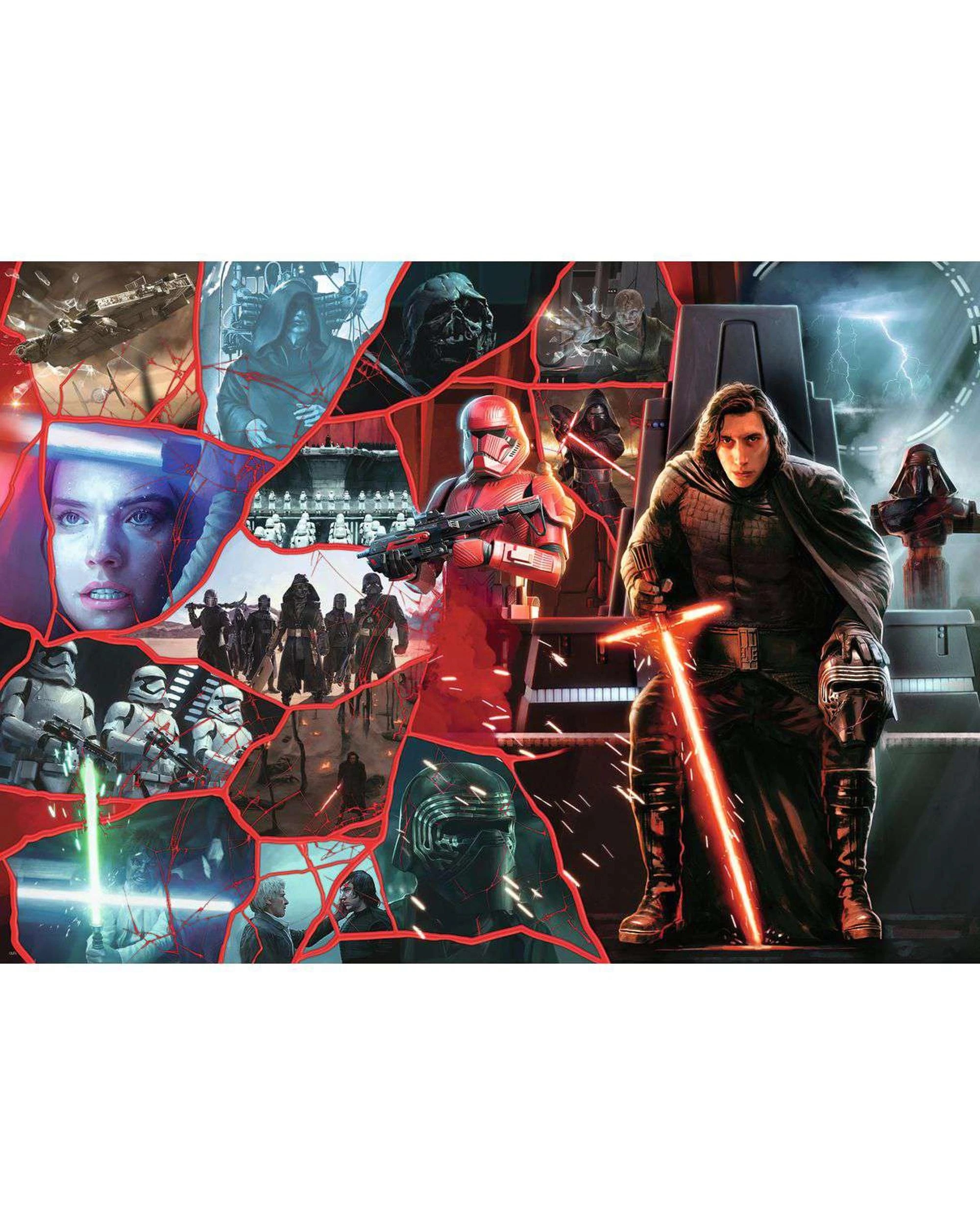 2 Ravensburger Stars Wars Villainous Kylo Ren 1000 Piece Jigsaw Puzzle with Figure, 2 of 3
