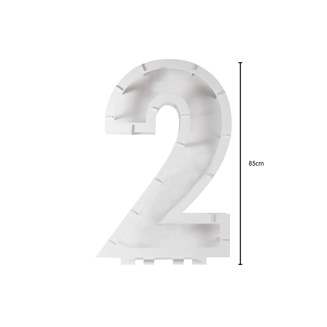 3 Ginger Ray Ginger Ray Number 2 Balloon Mosaic Frame 85cm, 3 of 4