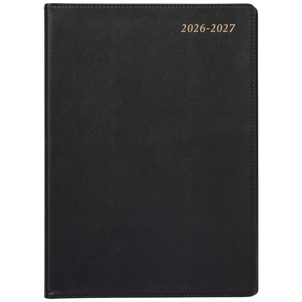 2 J.Burrows A4 Week to View Executive FY26/27 Diary Black, 2 of 7