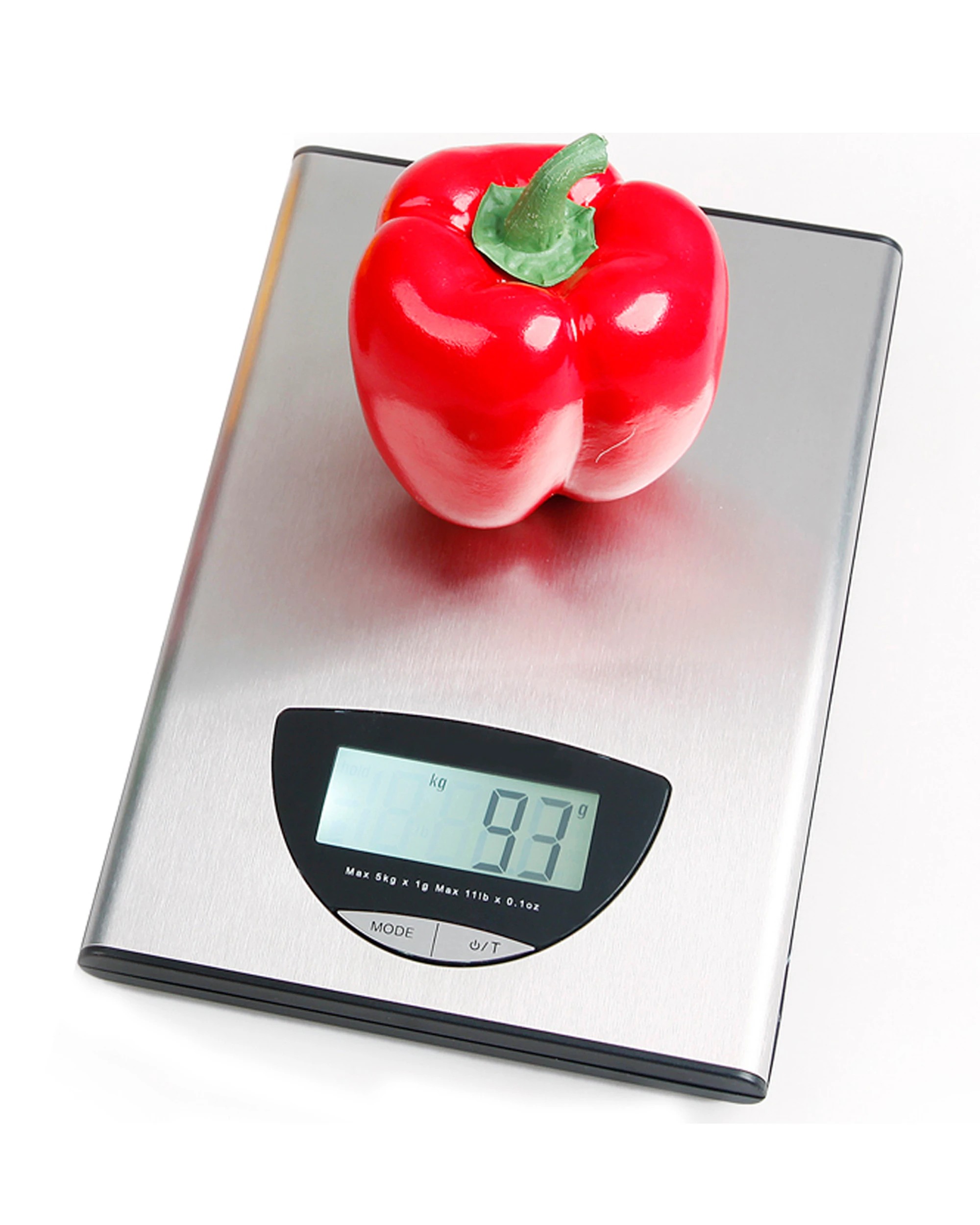 2 TODO 5Kg Stainless Steel Kitchen Scale Lcd Display 1G Graduation 5000G - Silver, 2 of 2