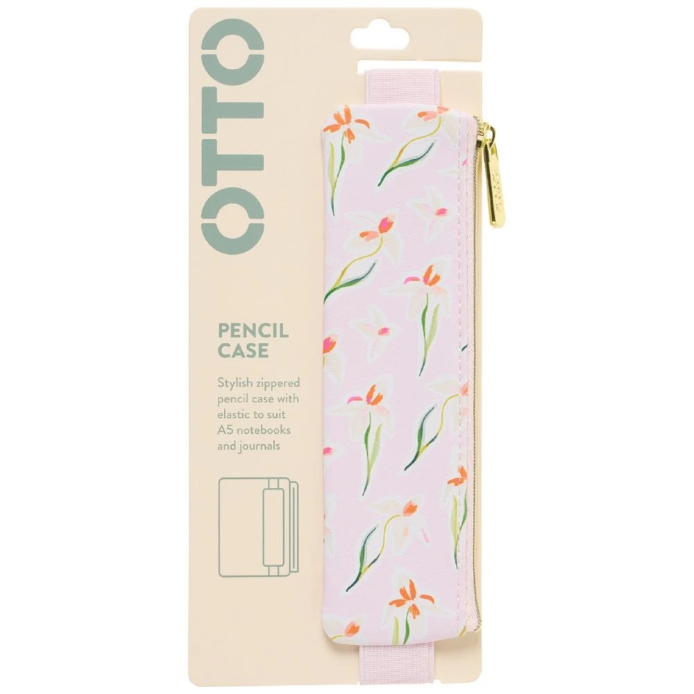 1 Otto Pencil Case with Elastic Floral, 1 of 2