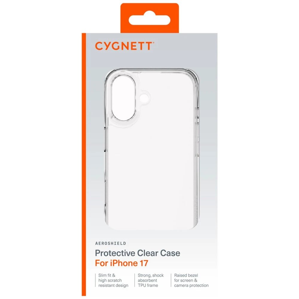 1 Cygnett AeroShield Case iPhone 17 Clear, 1 of 3