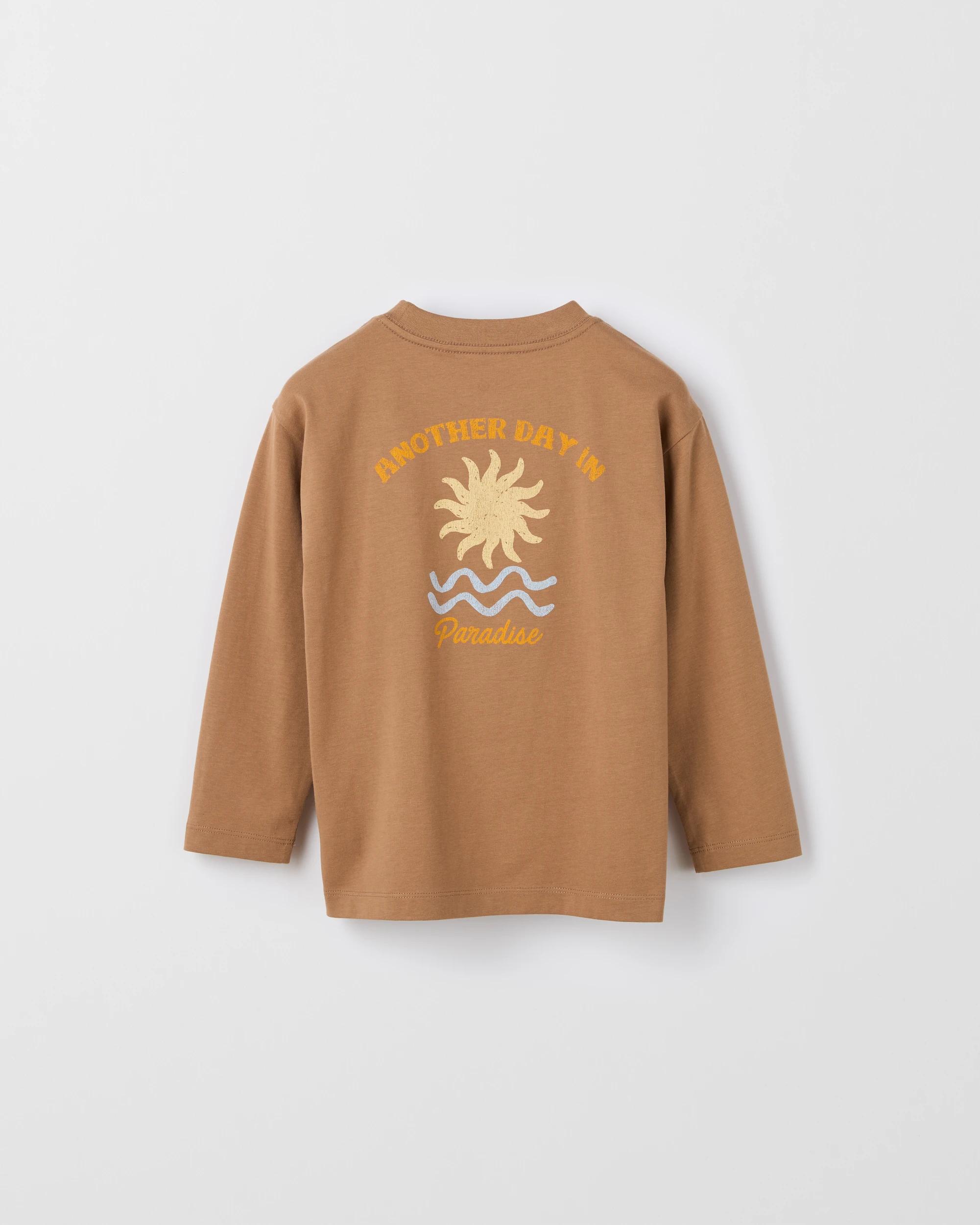 3 Target Kids Australian Cotton Long Sleeve T-Shirt TIGERS EYE, 3 of 3