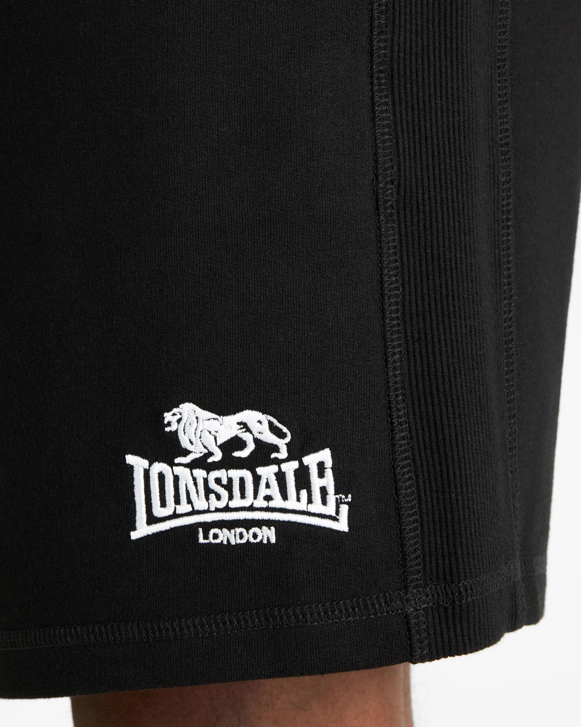 3 Lonsdale London Original Track Shorts BLACK, 3 of 6