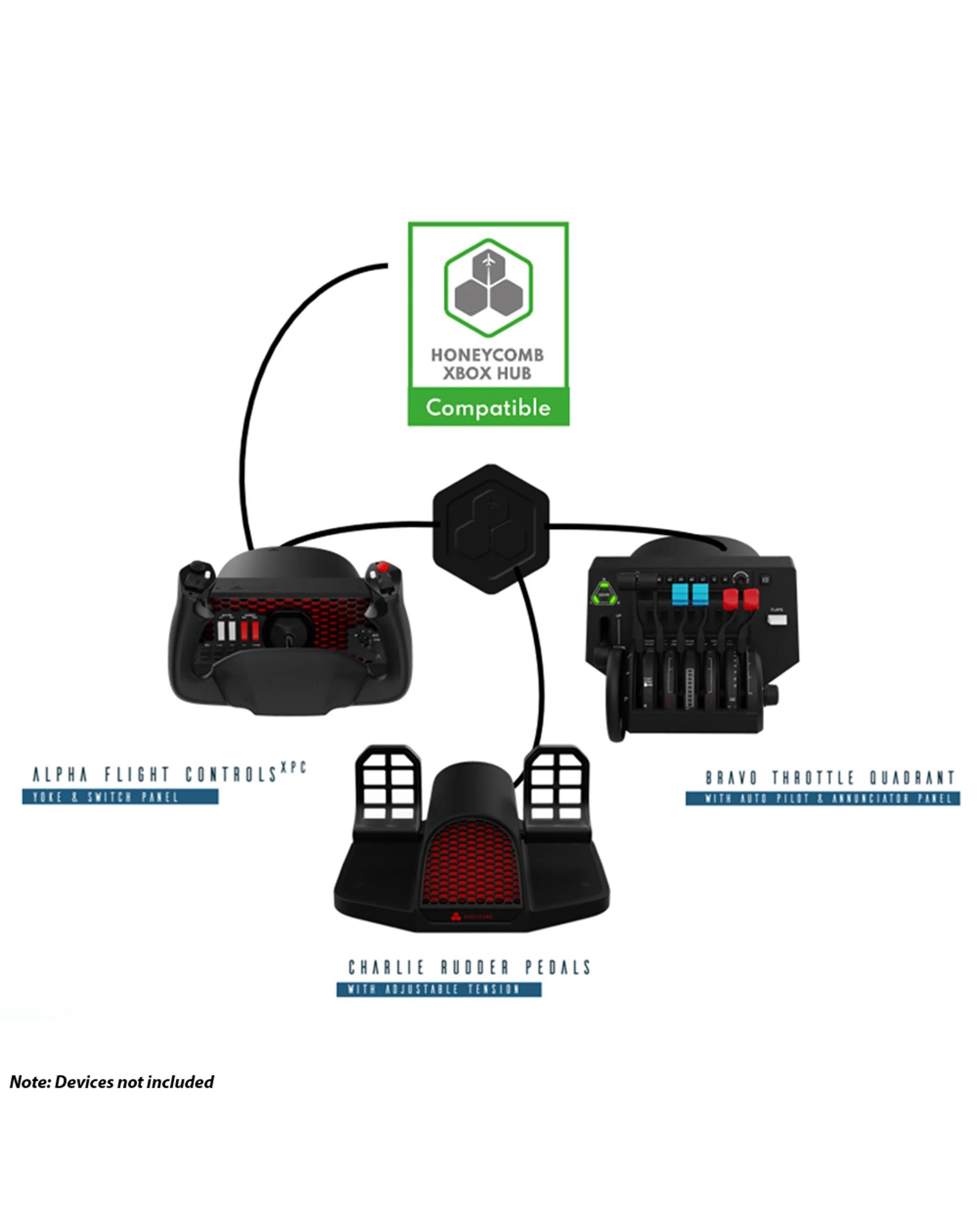 2 Honeycomb XBOX Hub - Black, 2 of 4