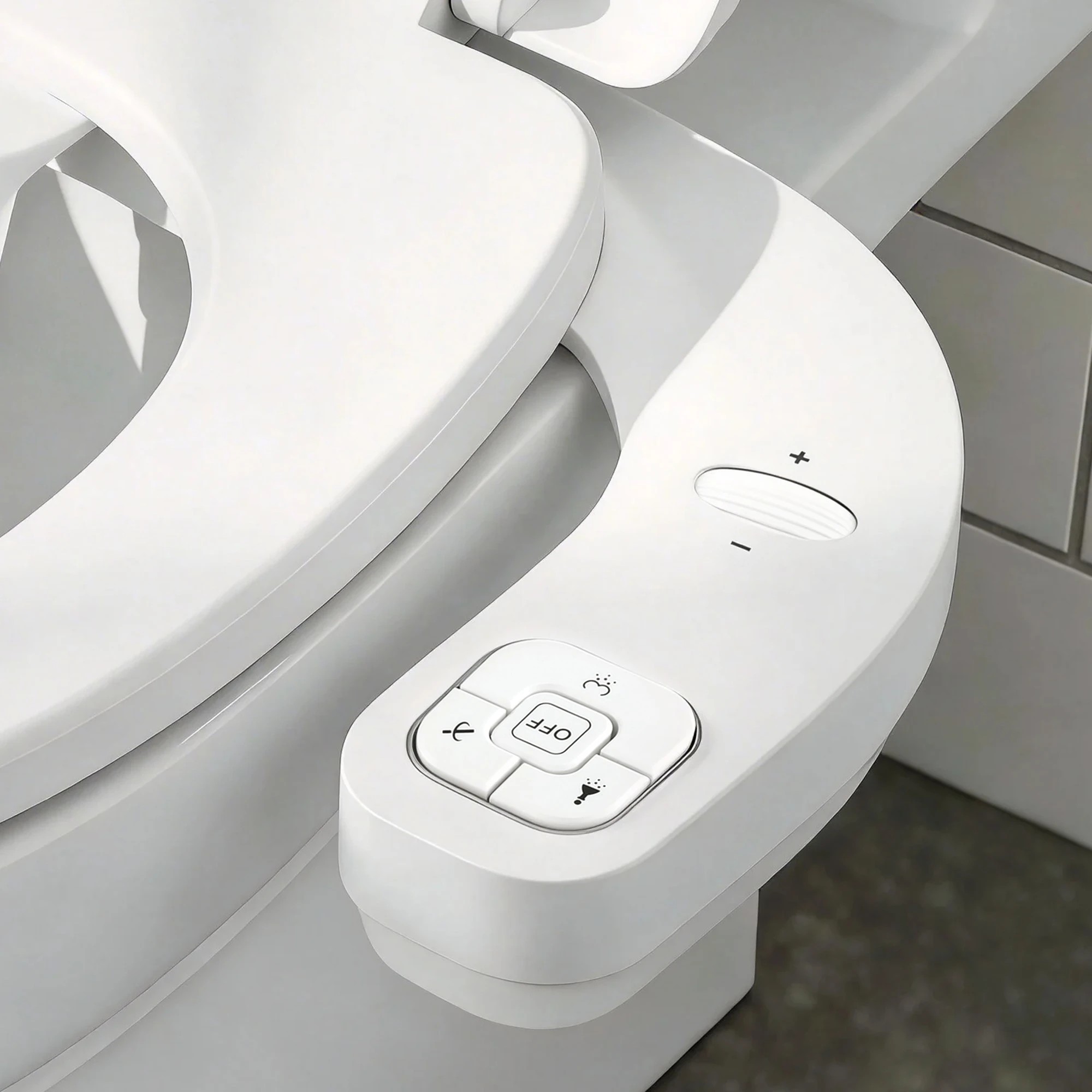 8 Cefito Ultra-Slim Bidet Attachment Detachable Dual Nozzle Cold Water Bidet - White, 8 of 8