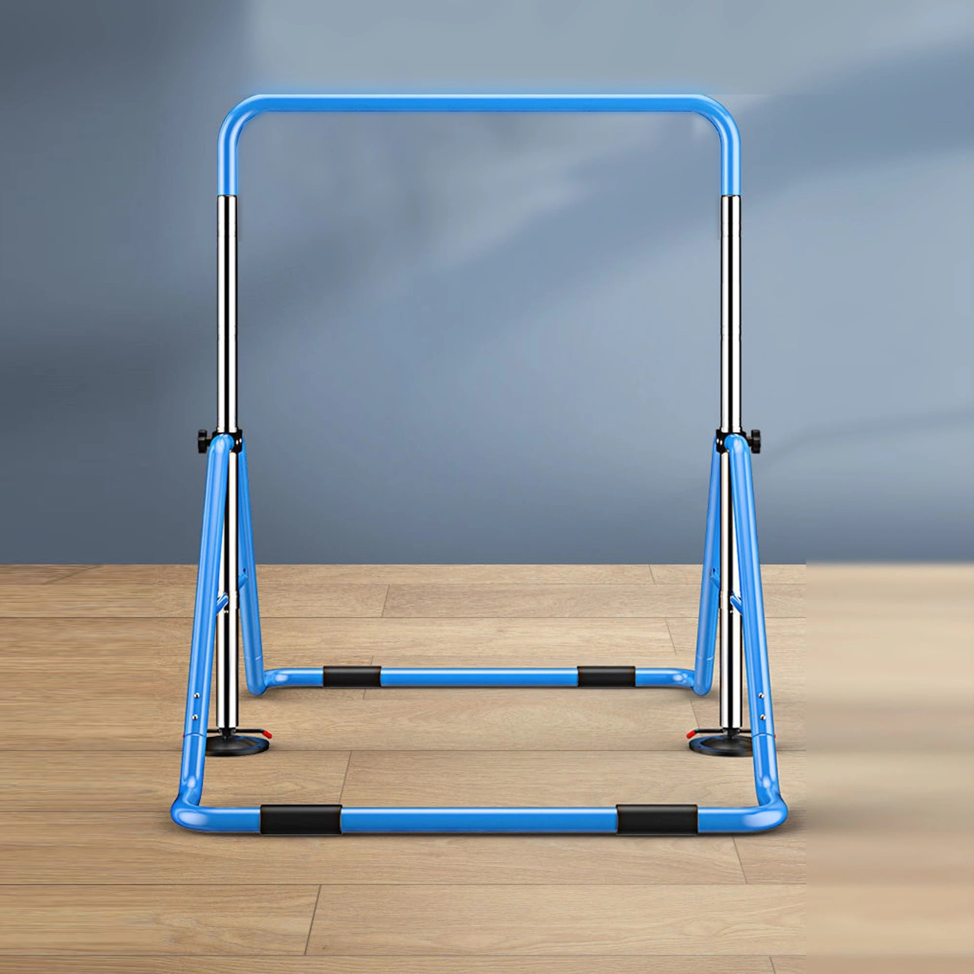6 Fitness Master Kids Gymnastics Bar Adjustable Foldable Horizontal Monkey Kip Bar Indoor Junior Training Equipment Home G, 6 of 7