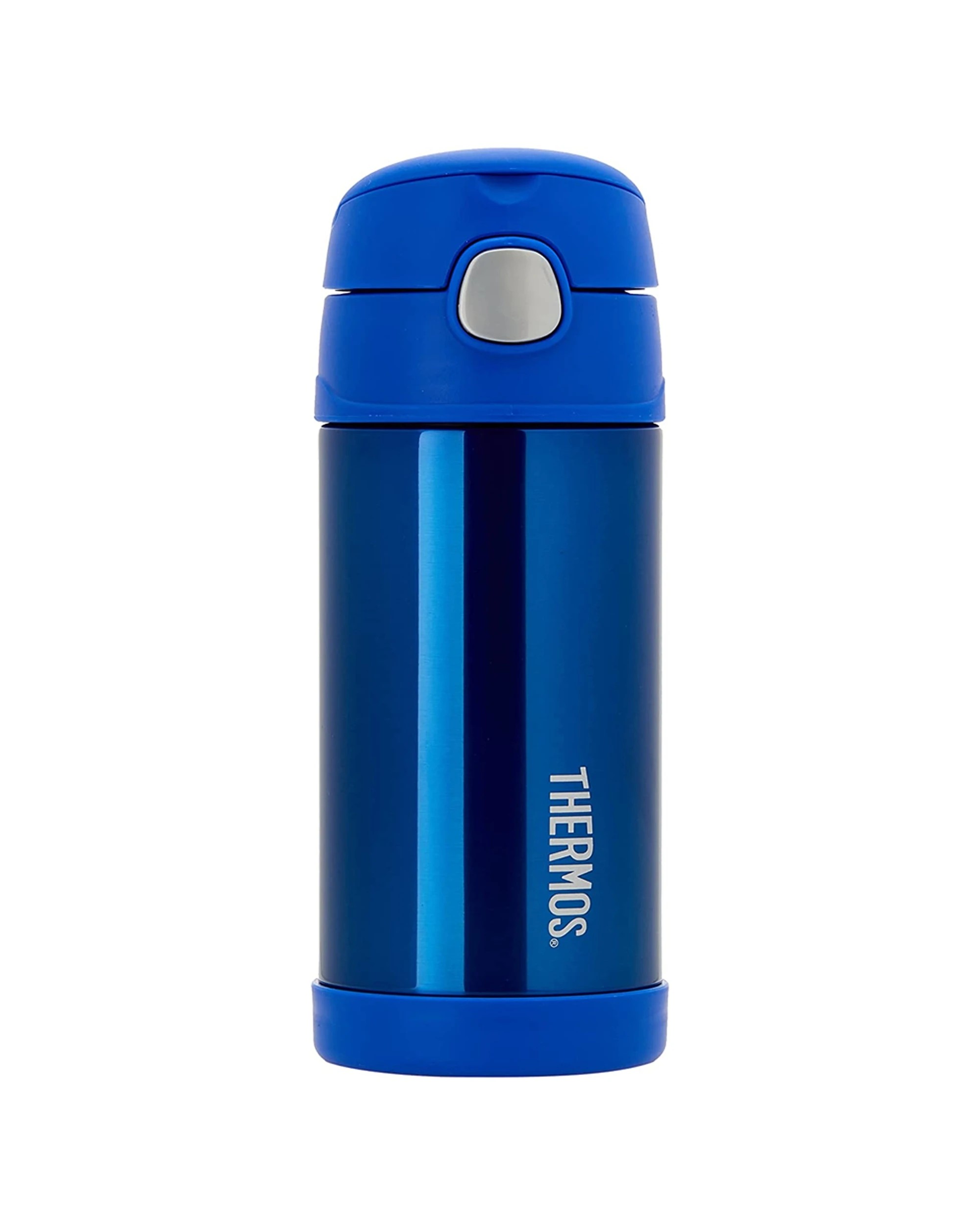 1 Thermos Funtainer 355ml Vacuum Insulated Stainless Steel Kids Drink Bottle, Blue - Blue, 1 of 3