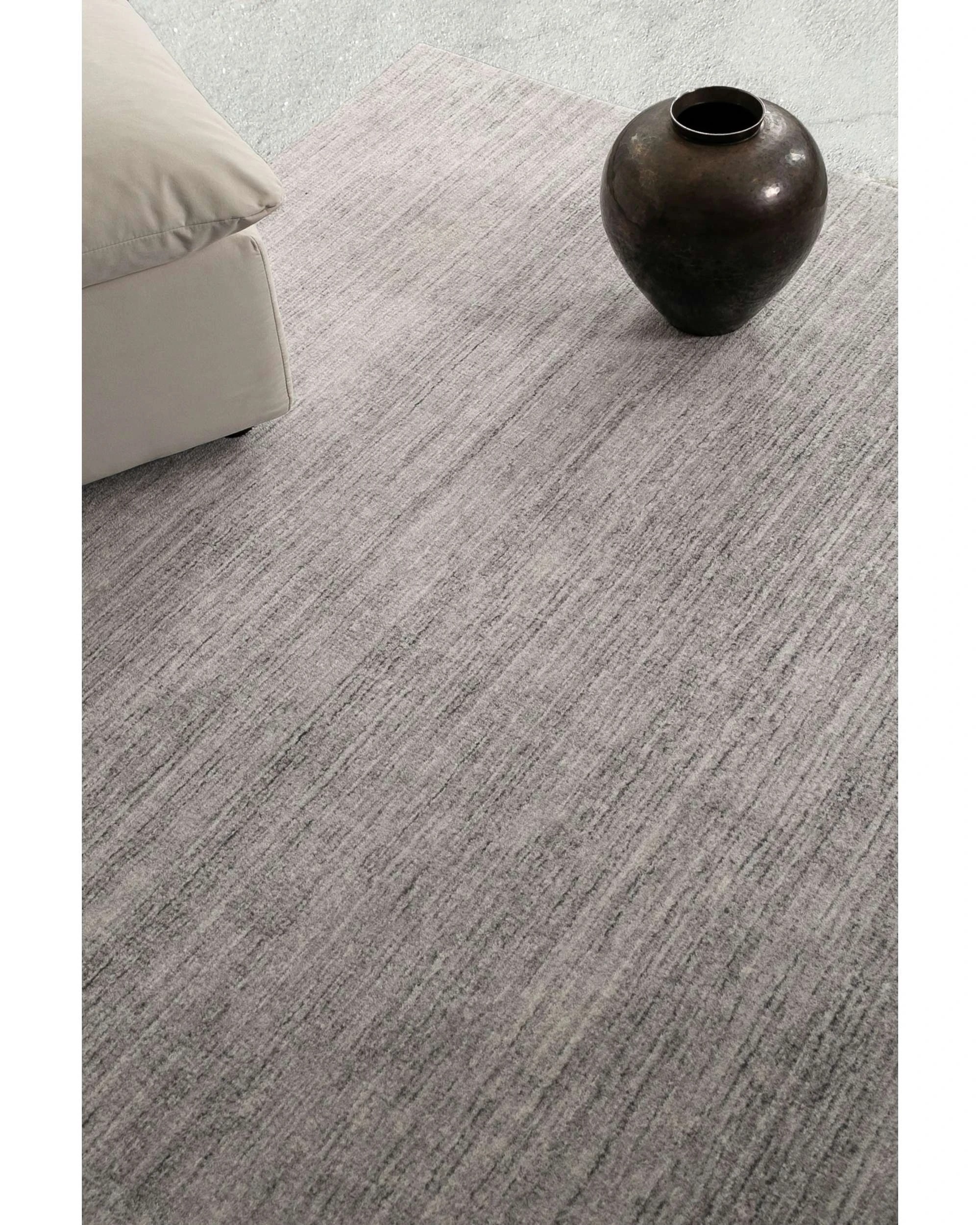 3 Loopsie Tomi Distressed Washable Rug-290cm x 200cm - Grey, 3 of 7