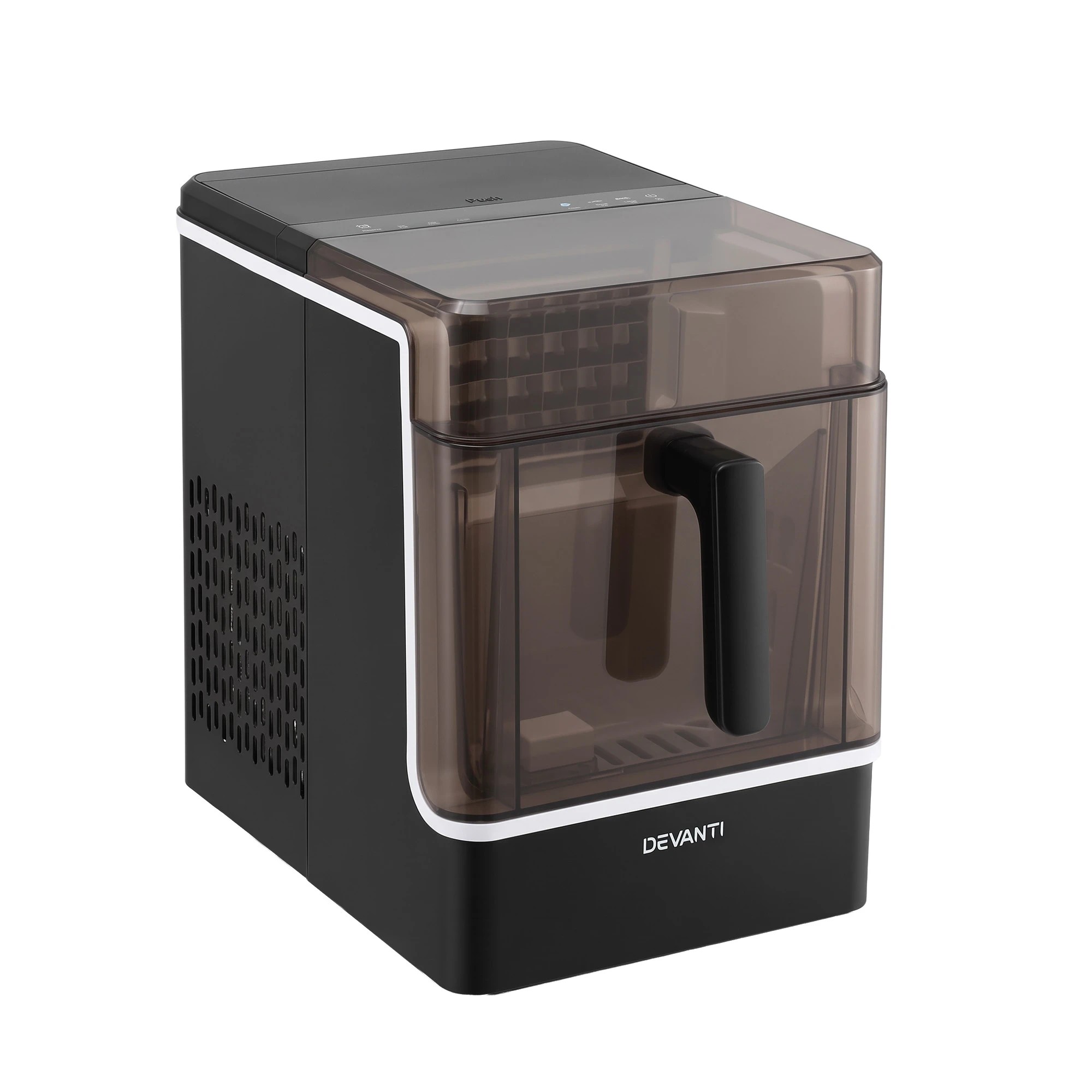 10 Devanti Ice Maker Machine 23kg Portable Ice Basket- Black, 10 of 10
