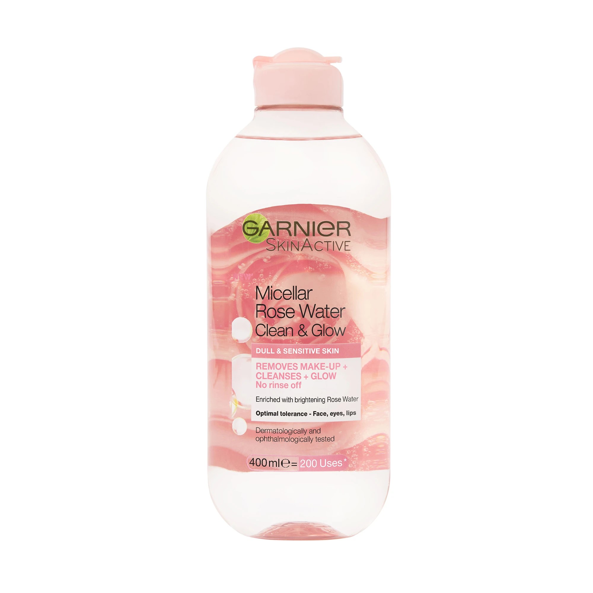 1 Garnier SkinActive Micellar Rose Water 400ml, 1 of 4