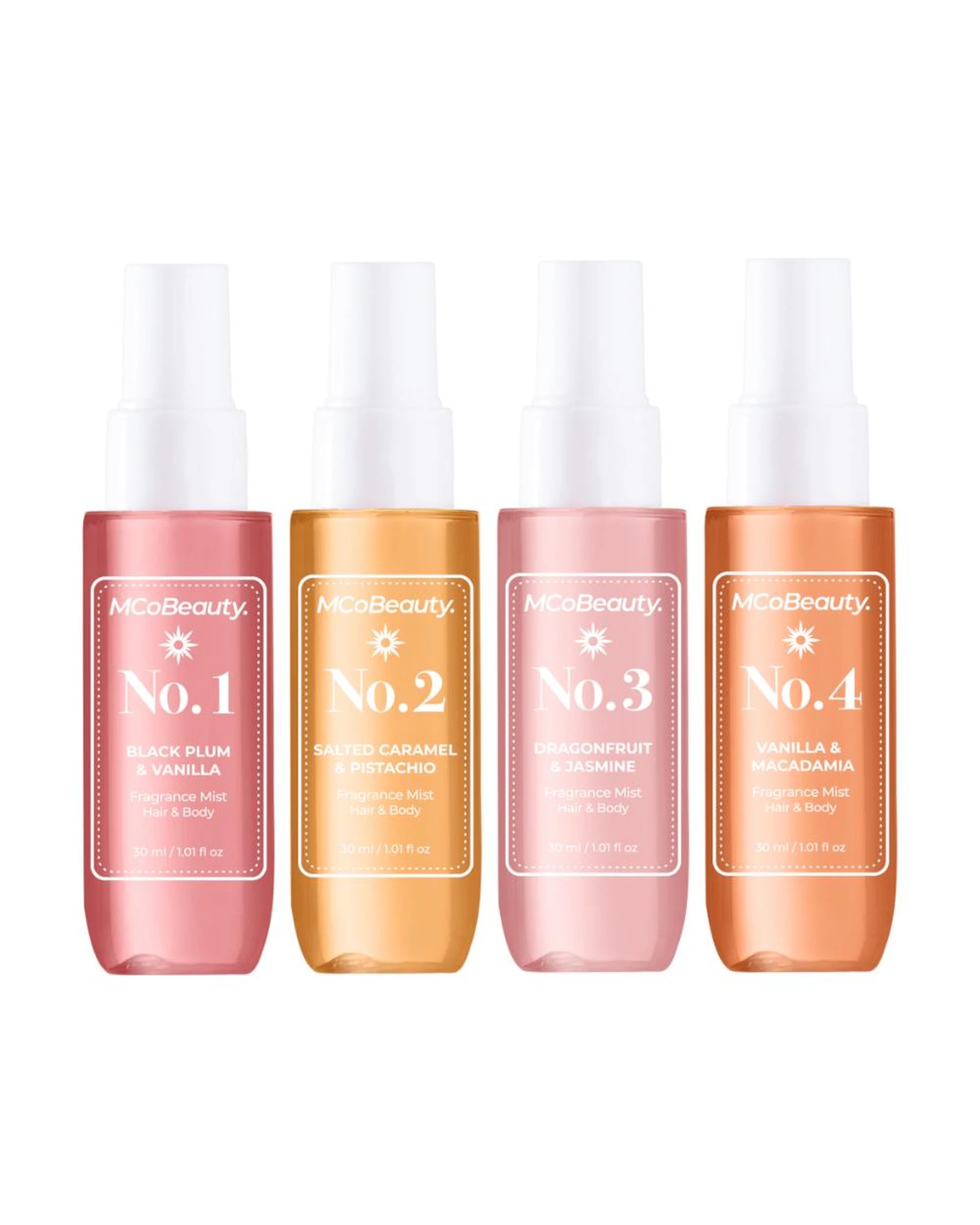 2 MCoBeauty Essential Fragrance Mist Collection Deluxe Set 4x30mL, 2 of 6