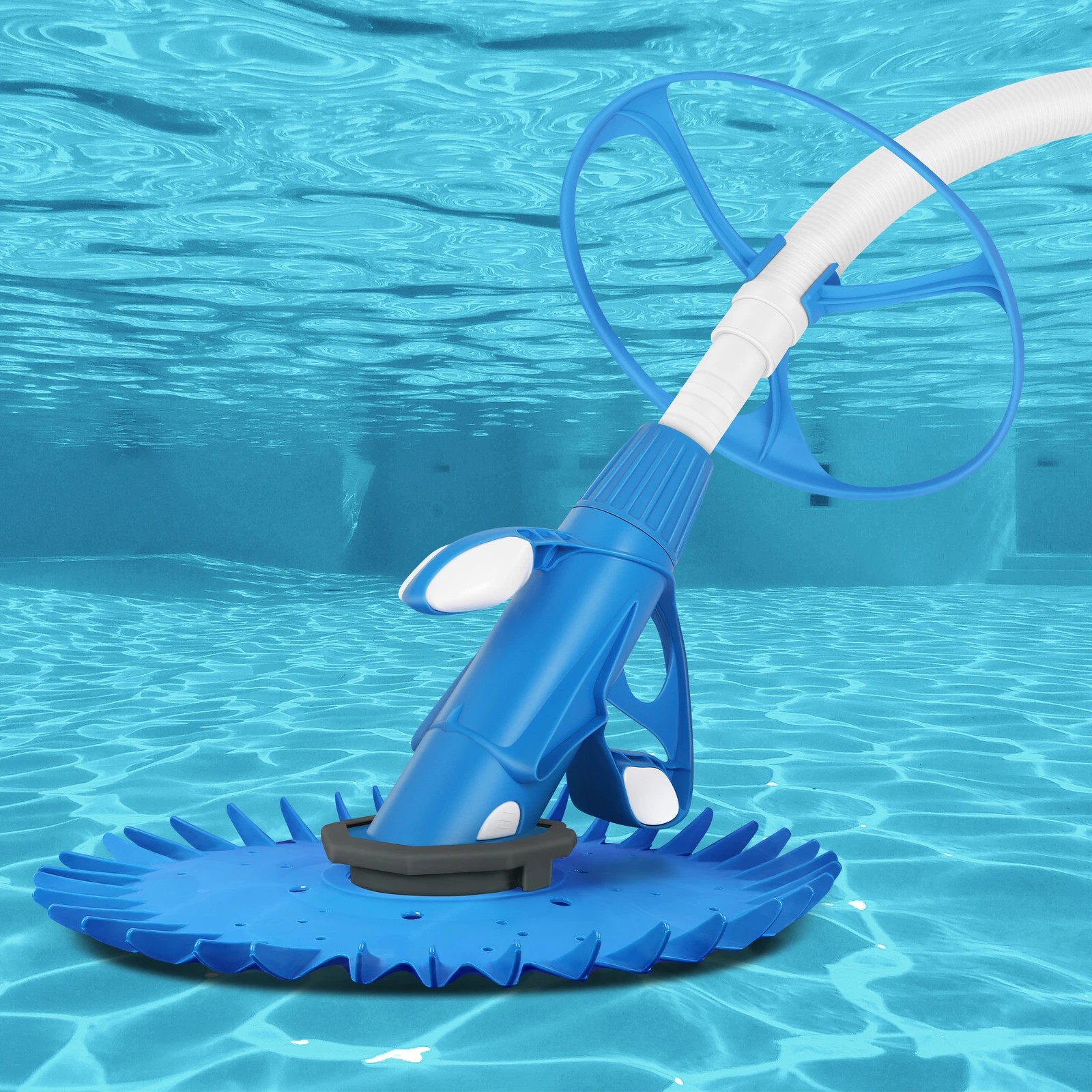 2 Alfordson Pool Cleaner Automatic Vacuum Floor Climb Wall Swimming Pool Hose 10M - Blue, 2 of 5