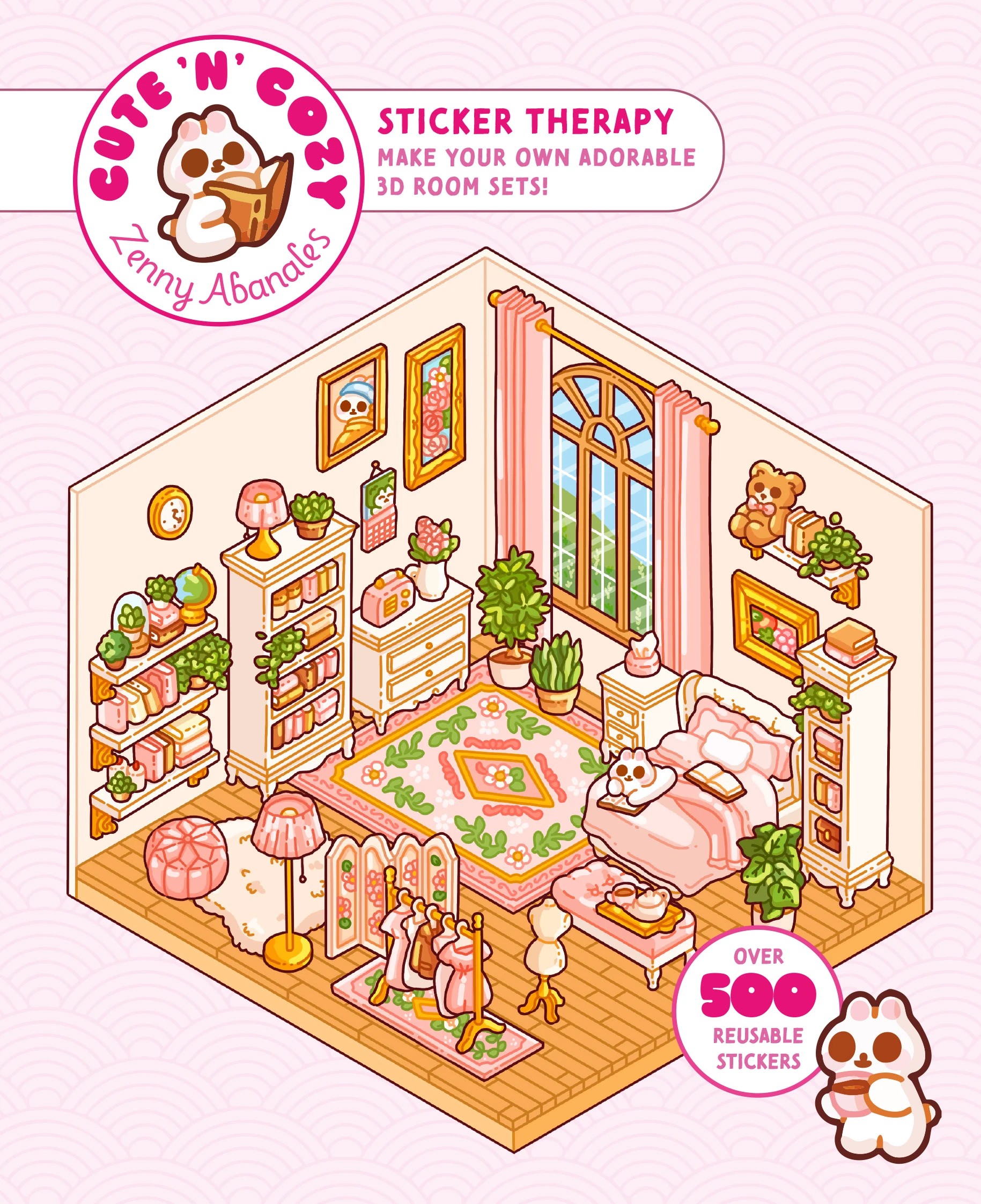 1 Cute 'n' Cozy Sticker Therapy: Make Your Own Adorable Room Sets!, 1 of 8