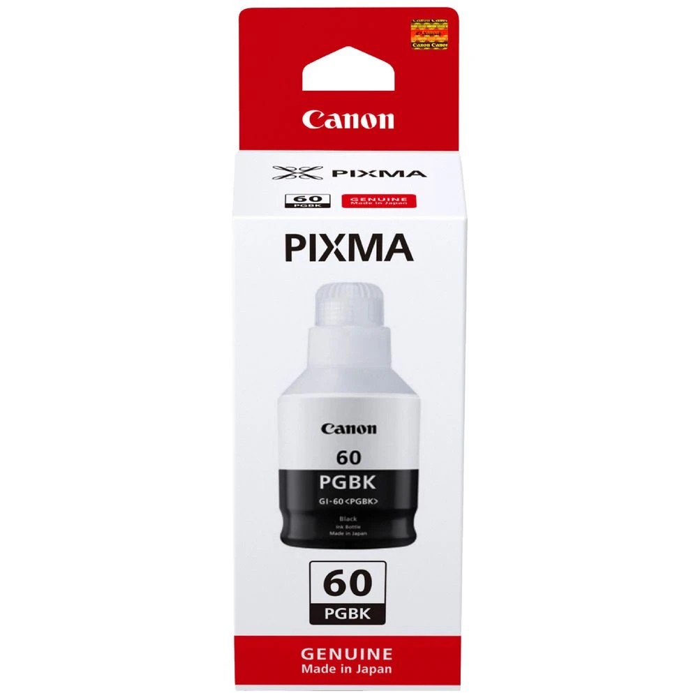 1 Canon 135mL MegaTank Ink Bottle Black GI 60, 1 of 2