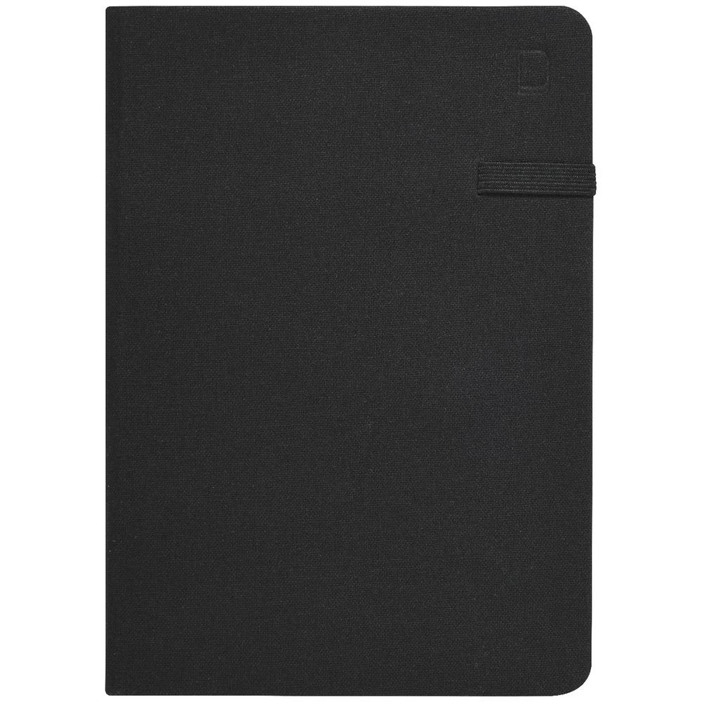 2 Modena A6 Linen Plain Notebook Black, 2 of 5