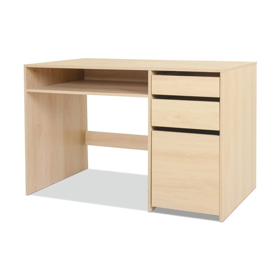 8 Desk with Storage - Oak, 8 of 9