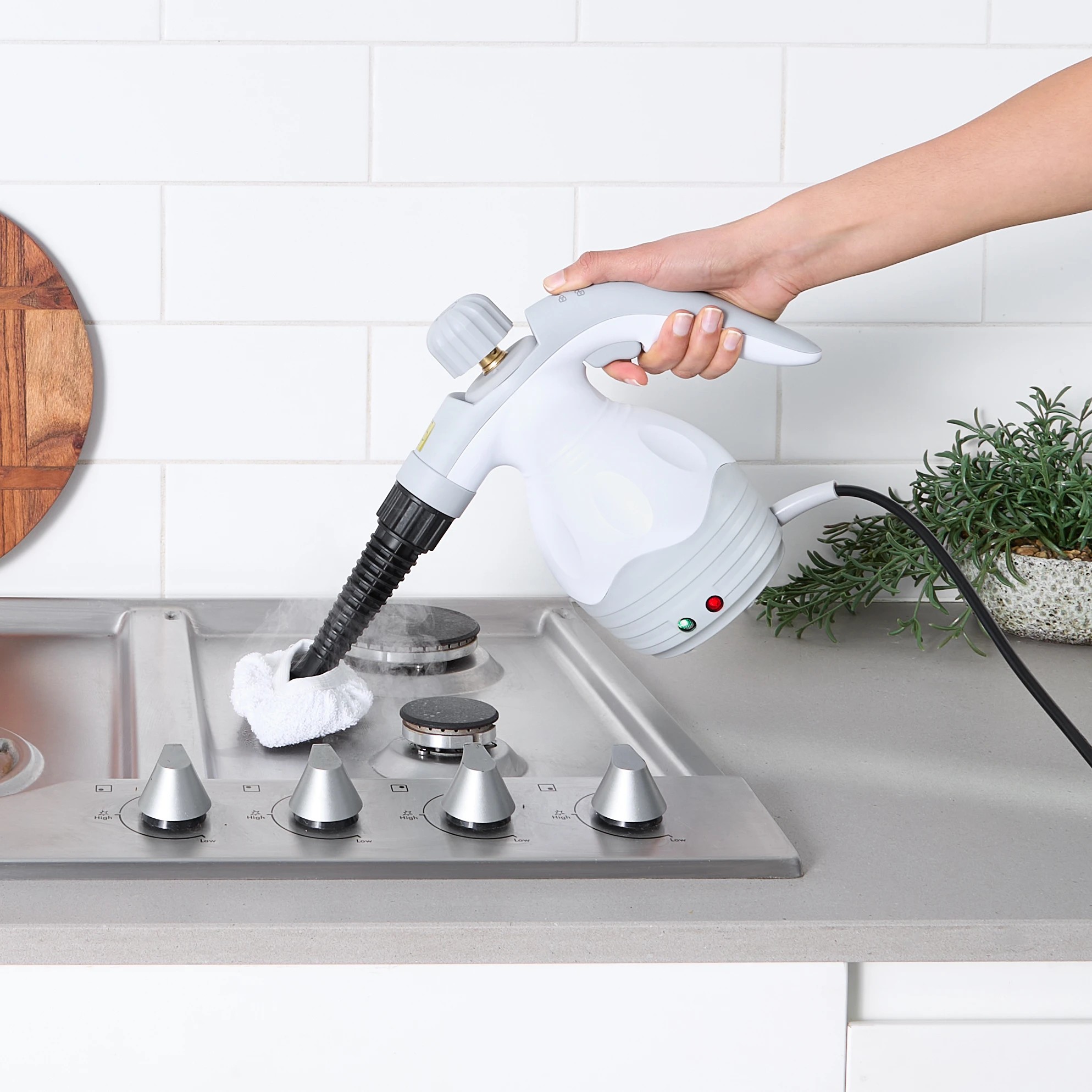 2 Handheld Steam Cleaner - White, 2 of 7