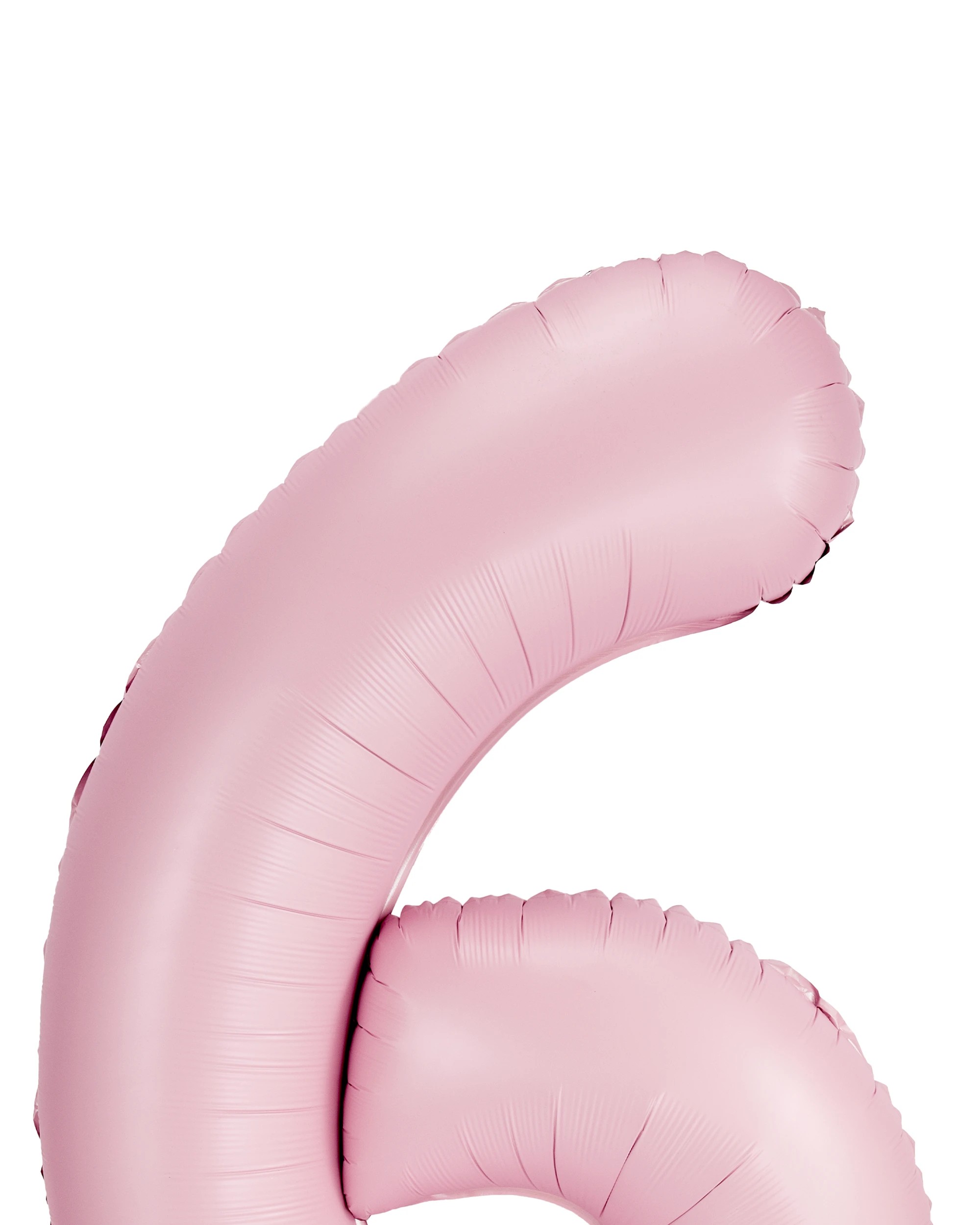 2 Giant Matte Pink Number 6 Foil Balloon, 2 of 5