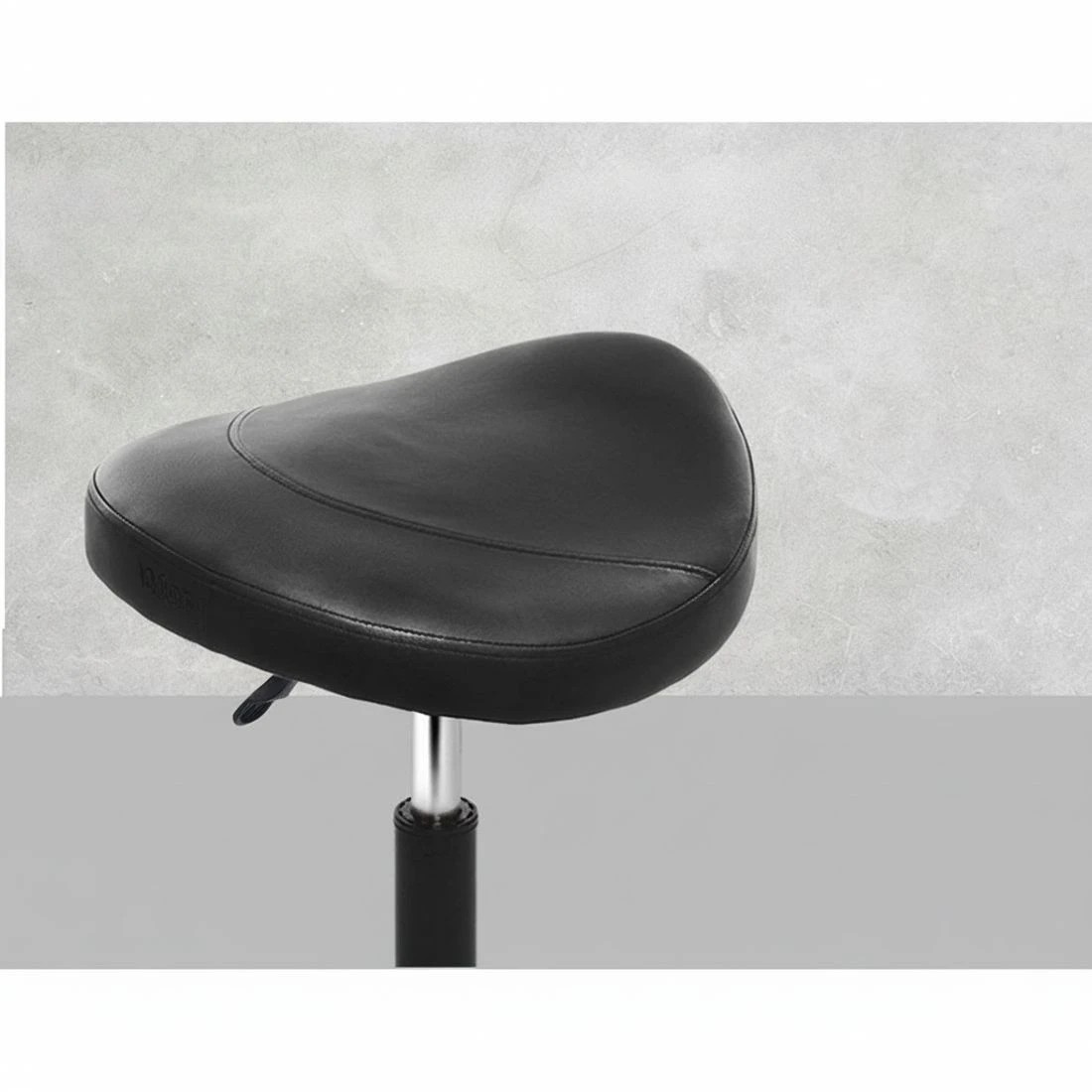 4 Artiss Salon Stool Saddle Swivel Chair - Black, 4 of 4