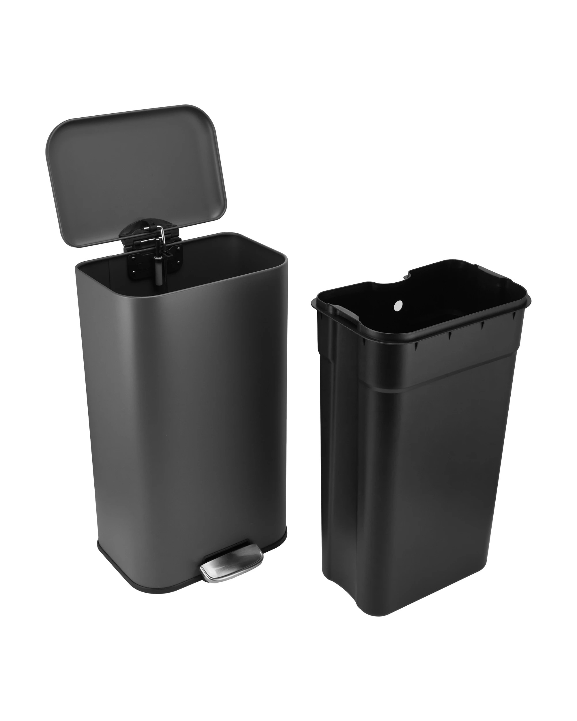 4 30L Pedal Bin - Grey, 4 of 8