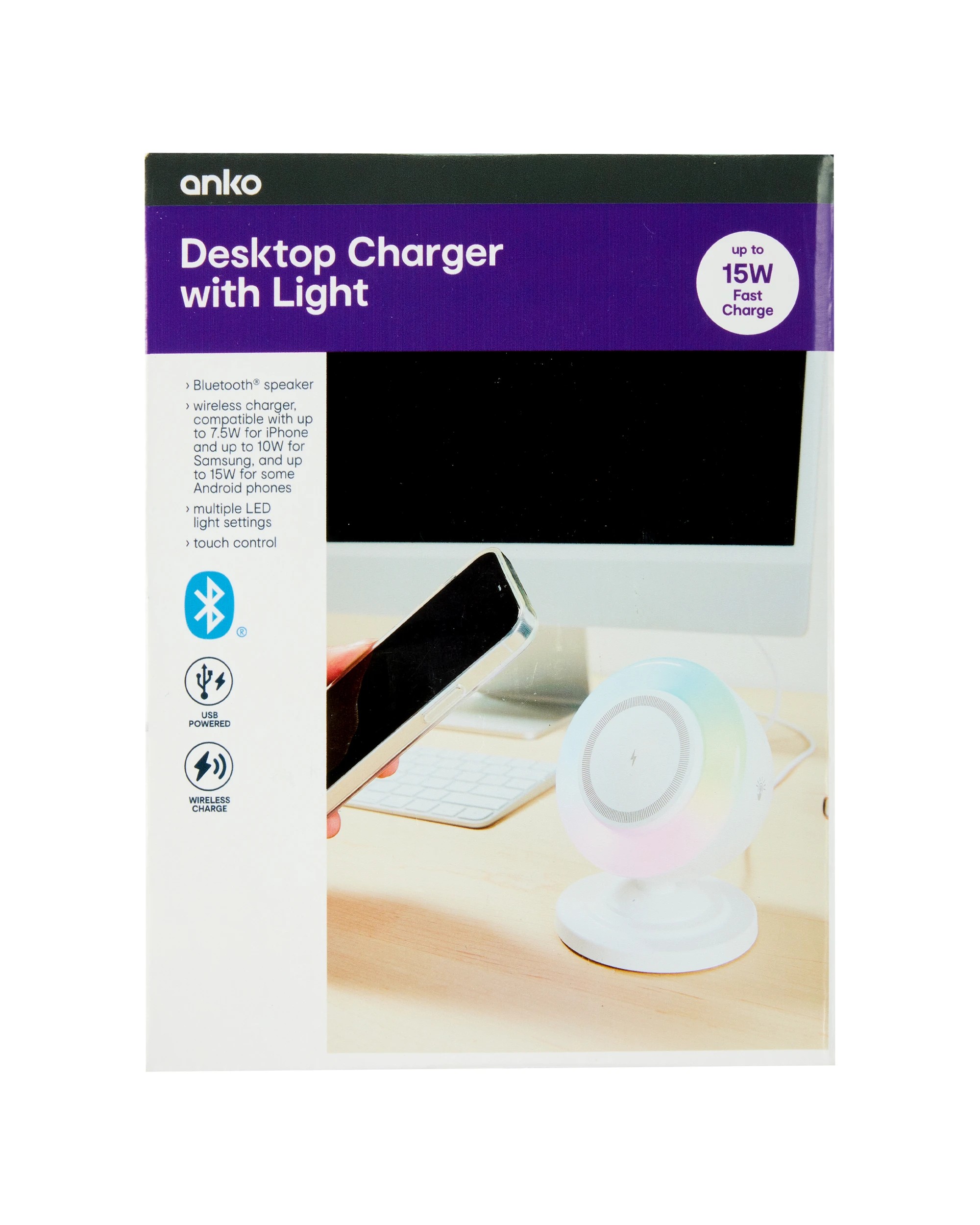 10 Desktop Charger with Light, 10 of 10