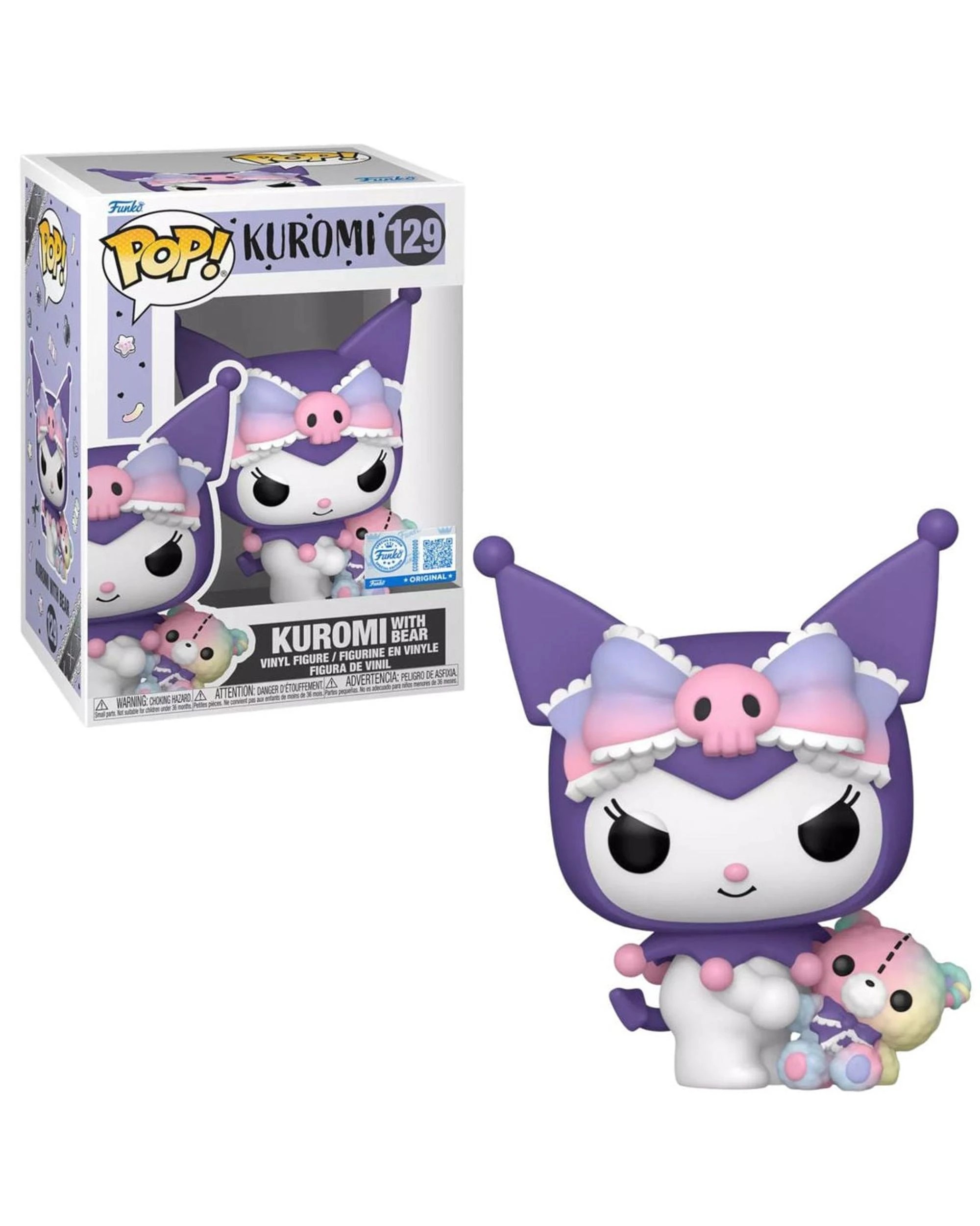 1 Sanrio Kuromi with Bear Funko POP! Vinyl, 1 of 3