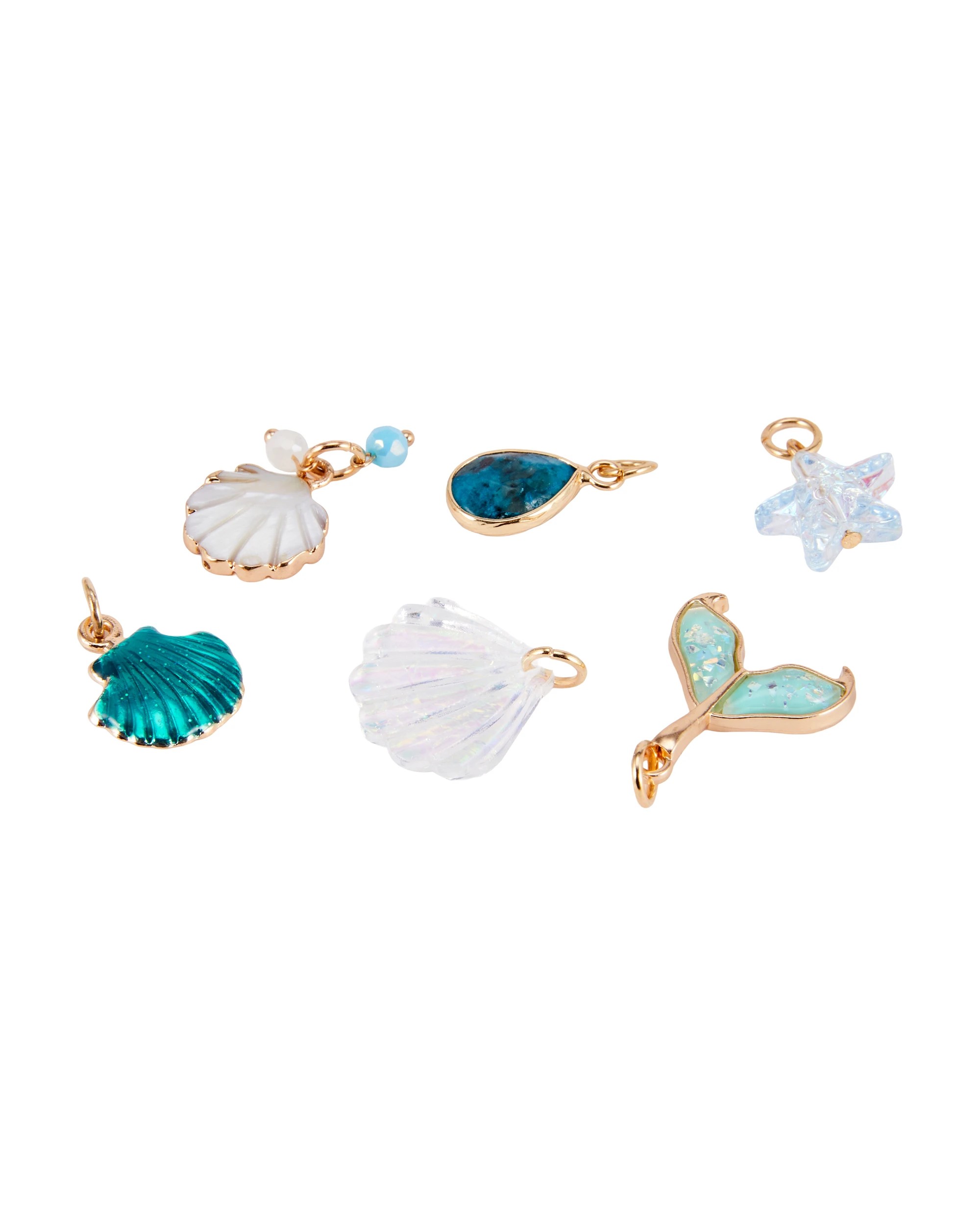 3 6 Pack Jewellery Making Charms - Ocean, 3 of 3