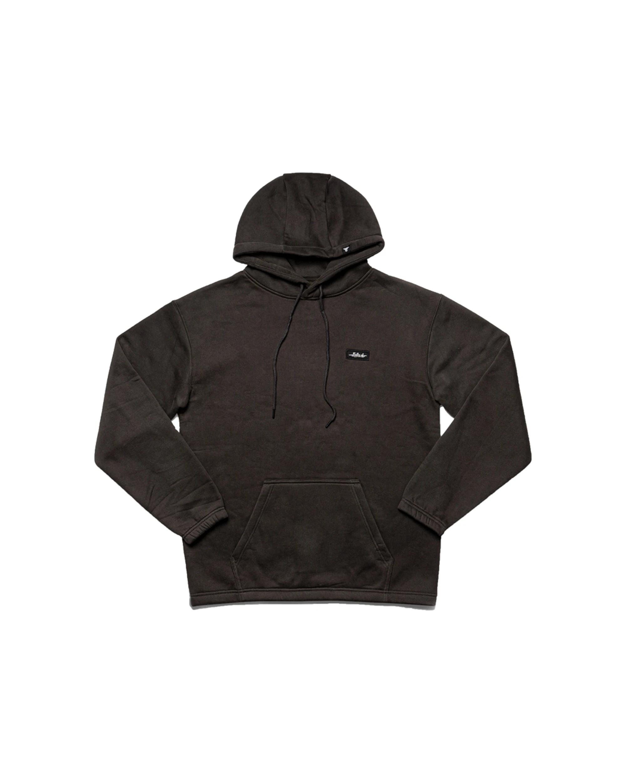 1 Fallen Footwear Men Grunge Hoodie Relax Jumper Regular Fit Cozy Layer ASPHALT/BLACK, 1 of 4