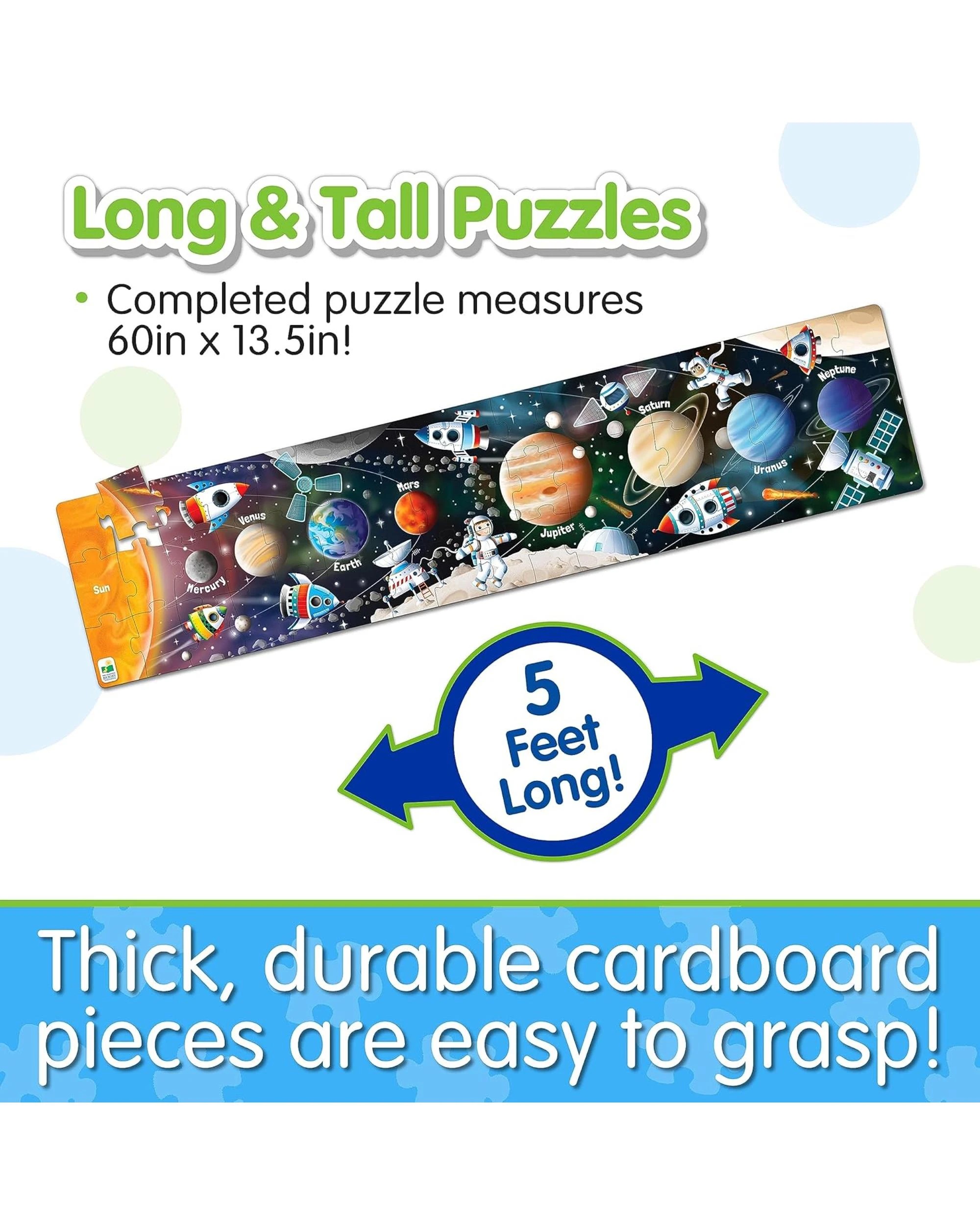2 The Learning Journey Long and Tall Puzzle Solar System, 2 of 6