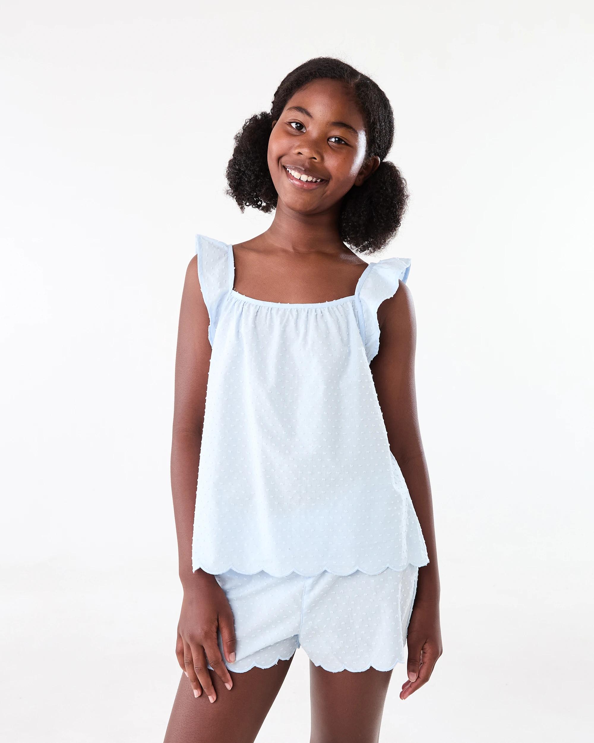 2 Embroidered Pyjama Set Icew Blue, 2 of 7