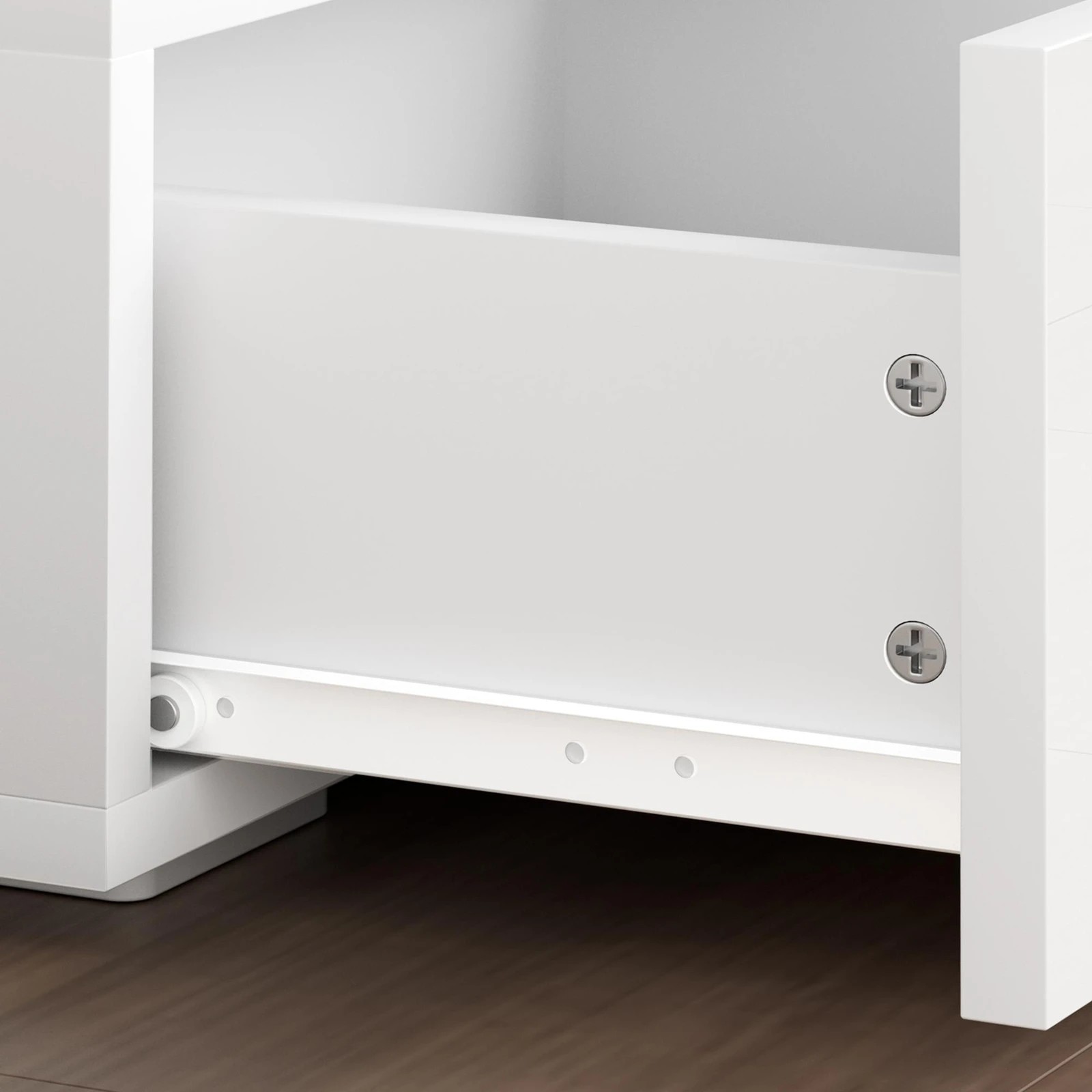 3 Alfordson Entertainment Unit 220cm TV Stand LED Light Storage Gloss - White, 3 of 10