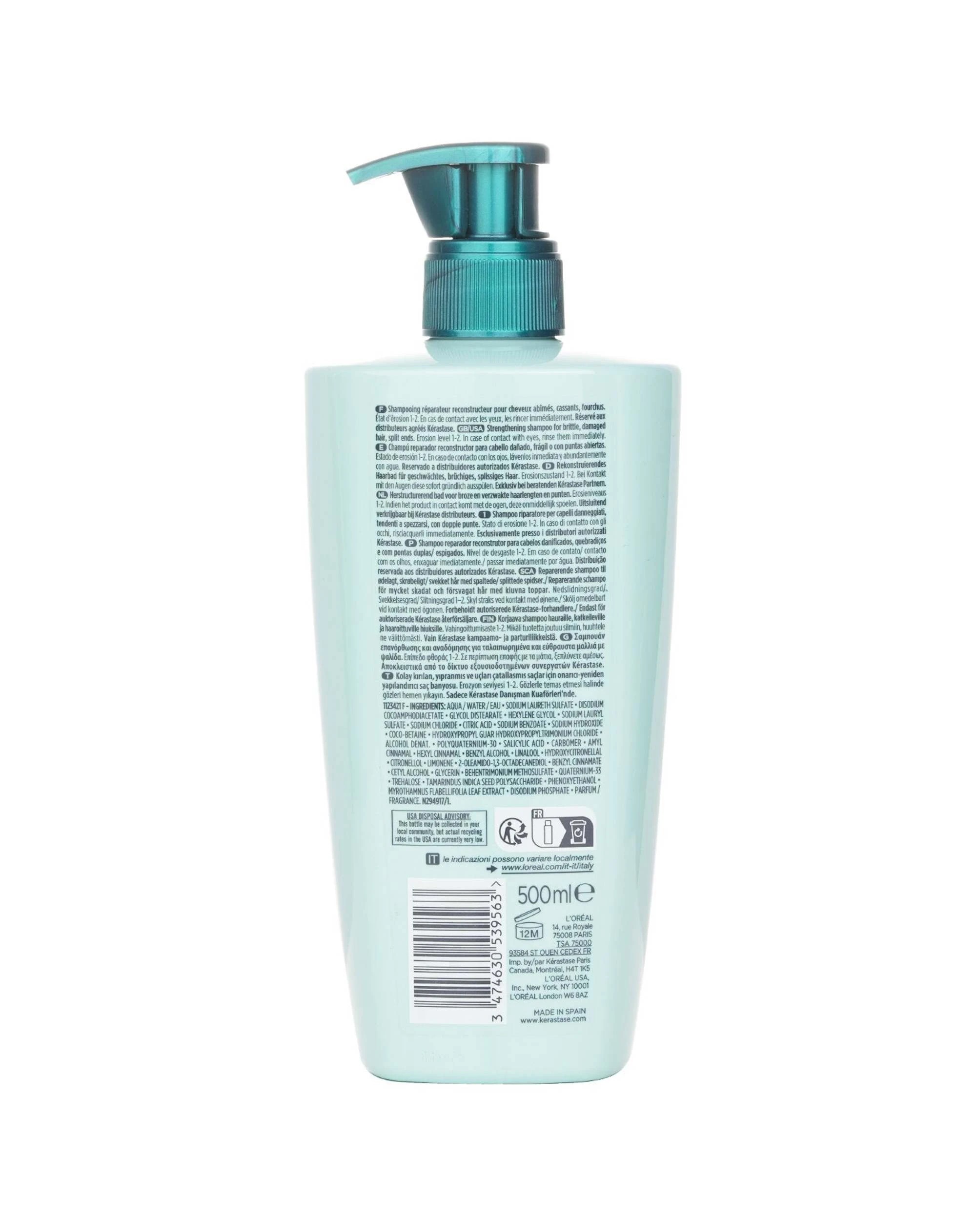3 Kerastase Resistance Bain Force Architecte Shampoo 500mL, 3 of 3