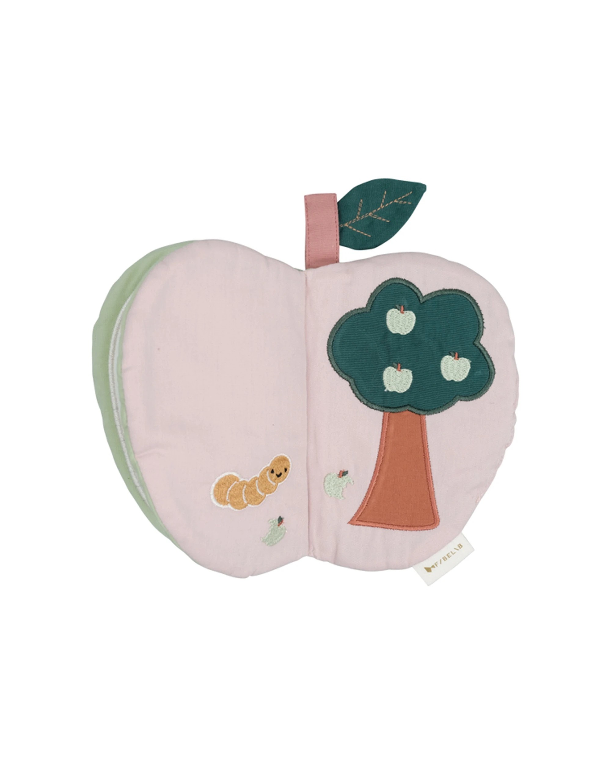 2 Fabelab Fabric Organic Cotton Book Green Apple Size 22cm - Green, 2 of 3