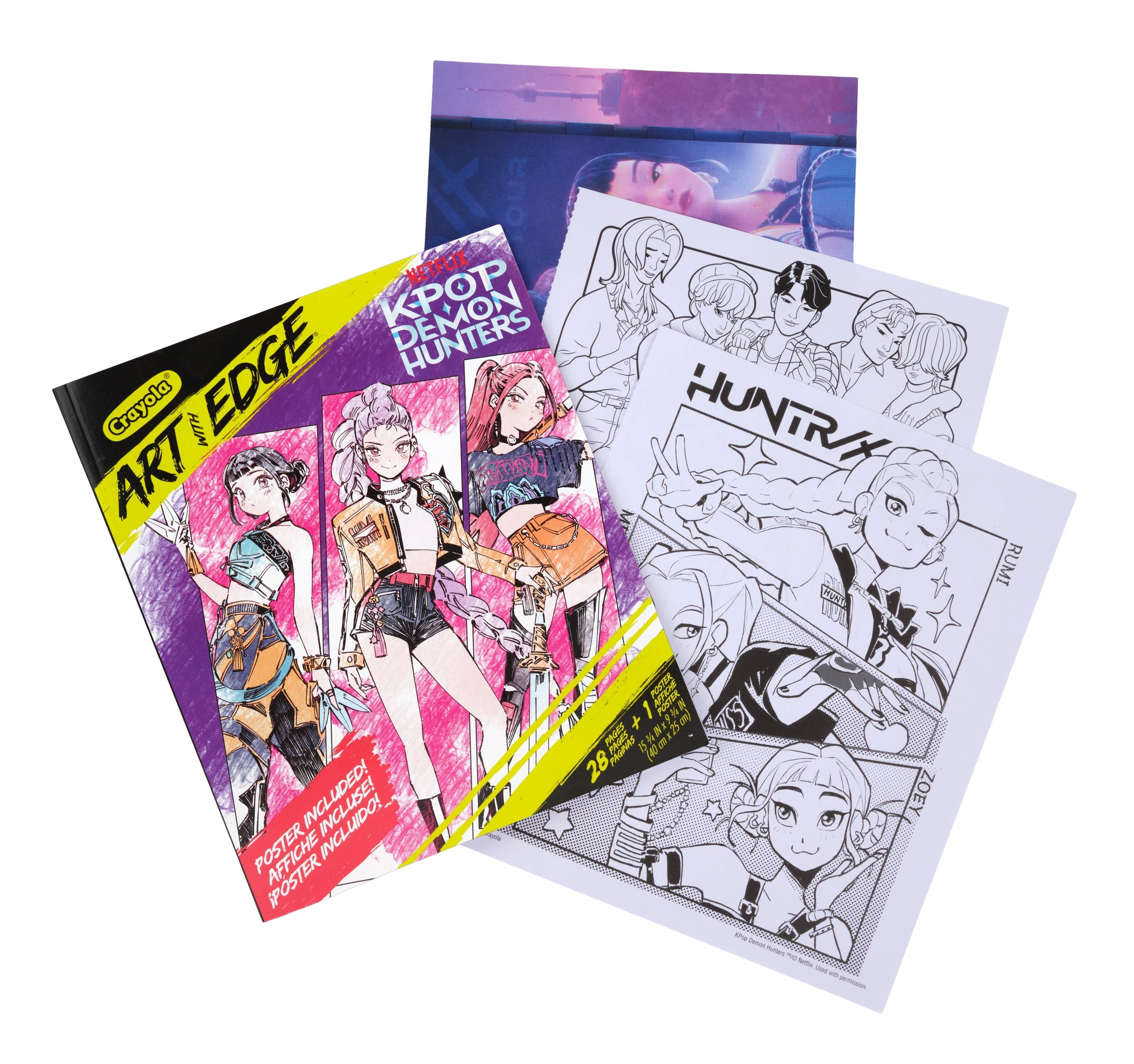4 Crayola KPop Demon Hunters Art with Edge Coloring Book - Multi, 4 of 5