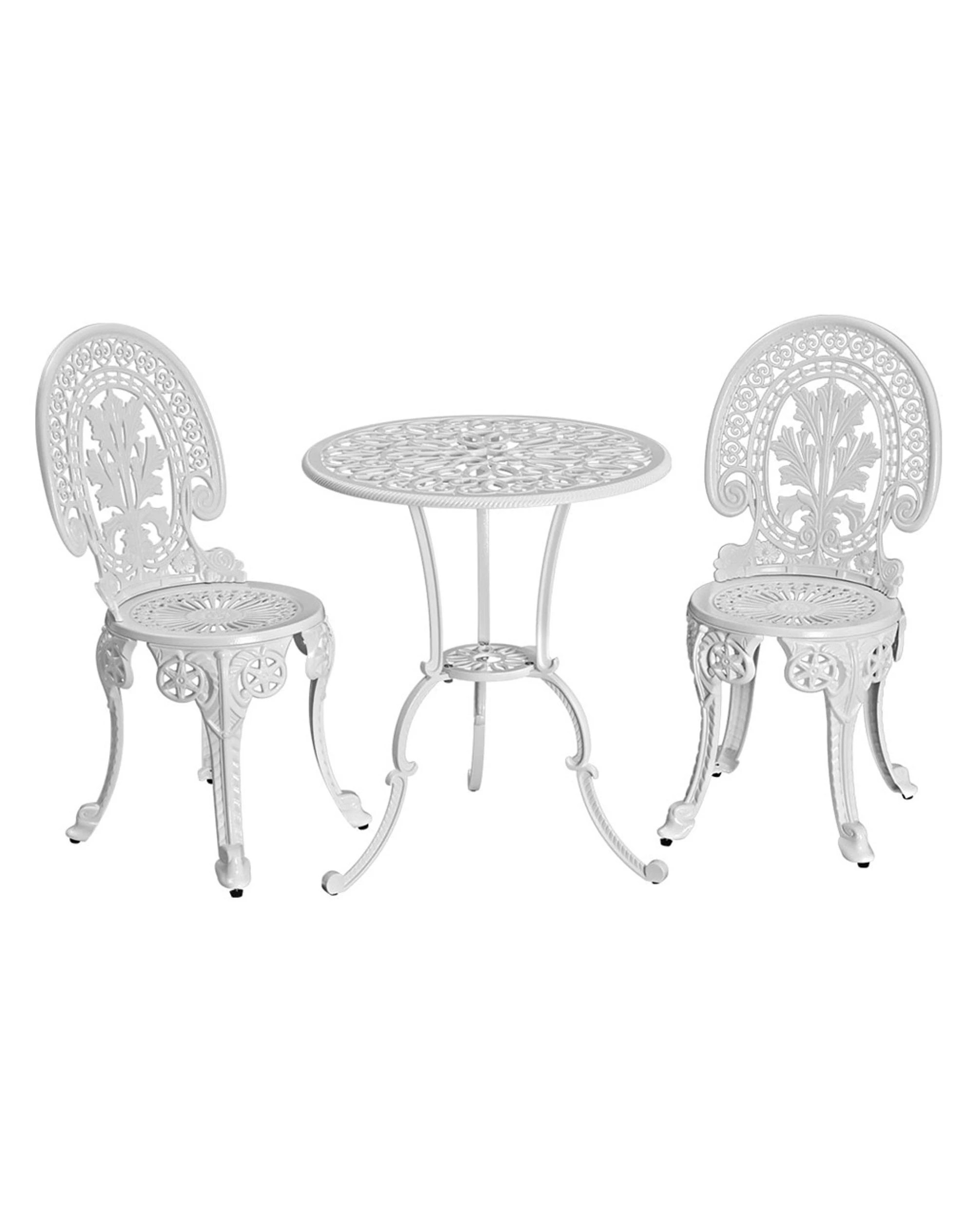 3 Gardeon 3pc Patio Furniture
 - White, 3 of 3