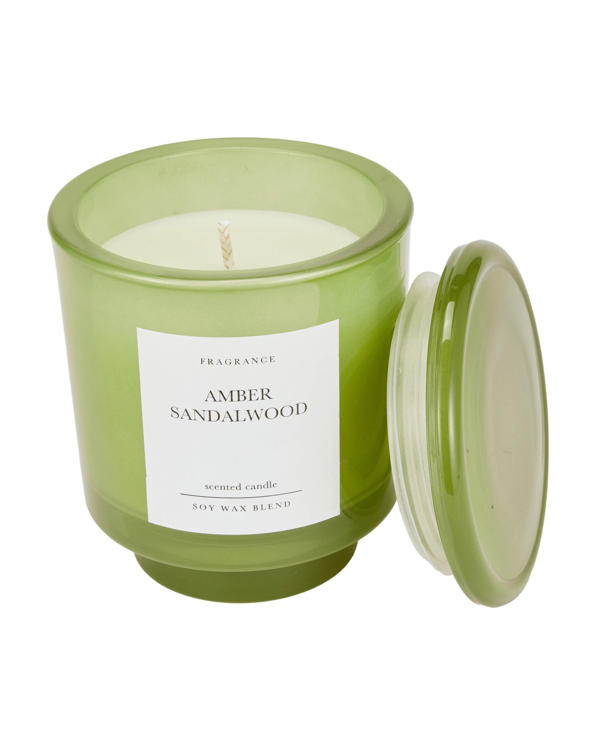 4 Pistachio Glass Candle, 4 of 6