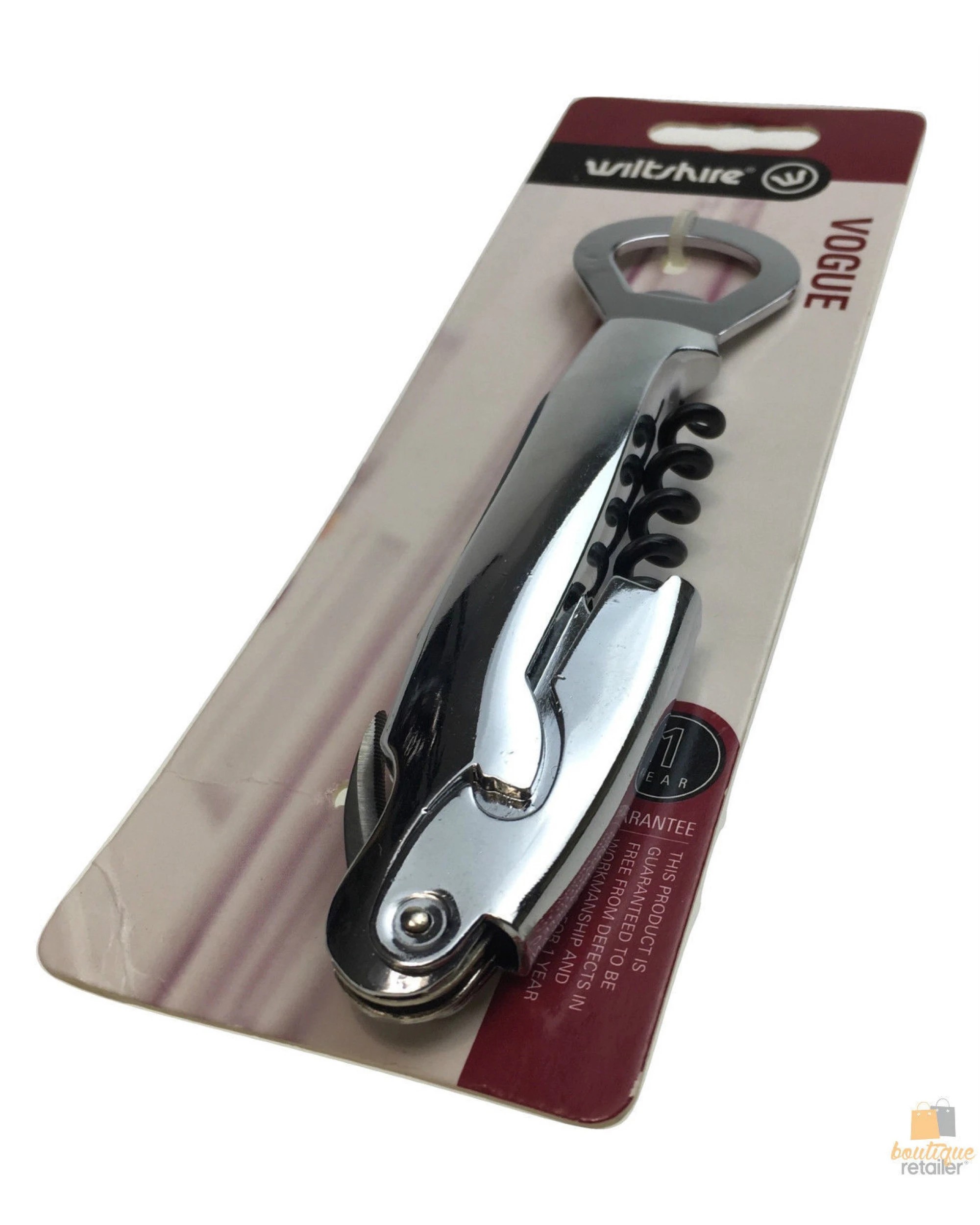 2 Wiltshire Waiter's Friend Corkscrew Wine Bottle Opener Tool, 2 of 3