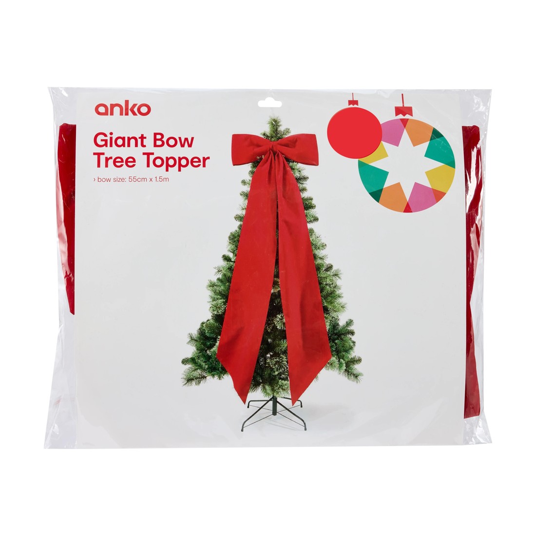 6 Giant Bow Tree Topper, 6 of 6
