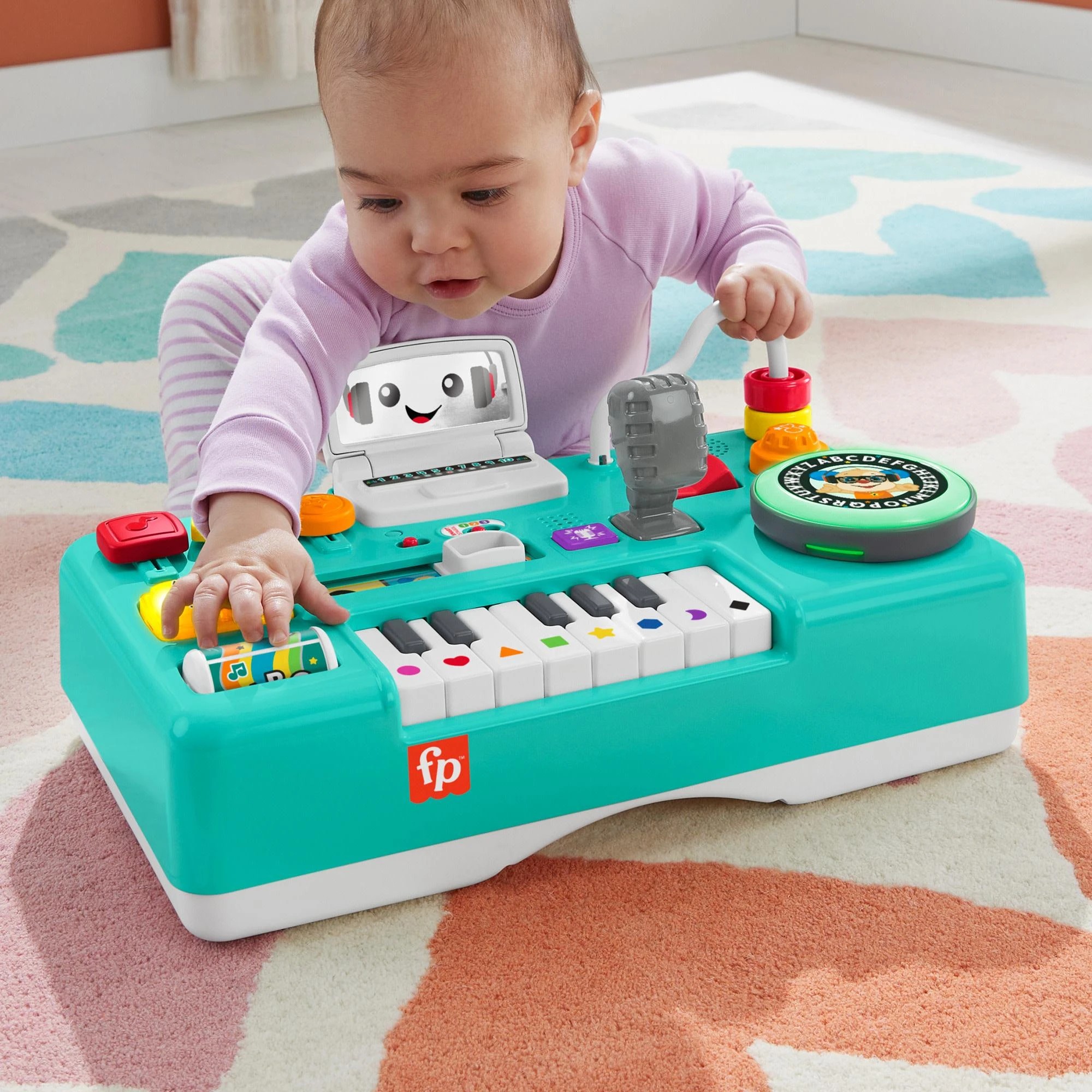 6 Fisher-Price Laugh & Learn Mix & Learn DJ Table, 6 of 6