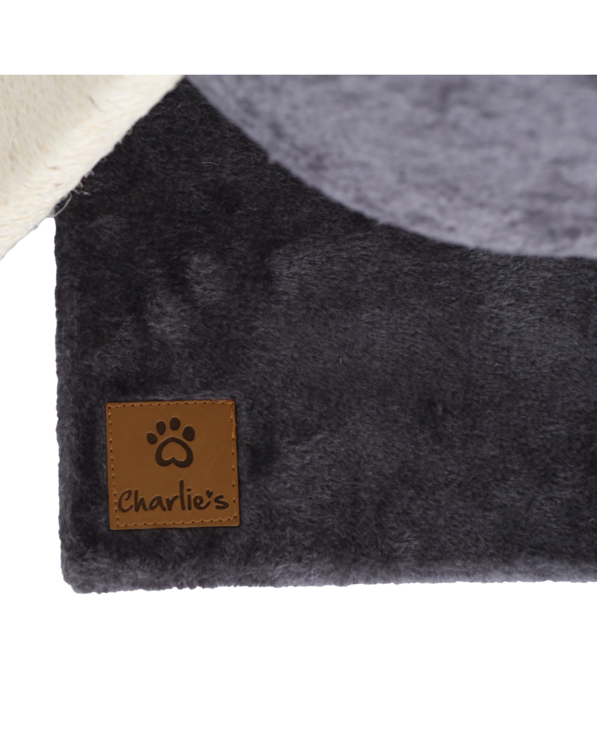 7 Charlie's Lite Cat Tree Cubby With Scratching Post 30x30x52cm - Charcoal, 7 of 7