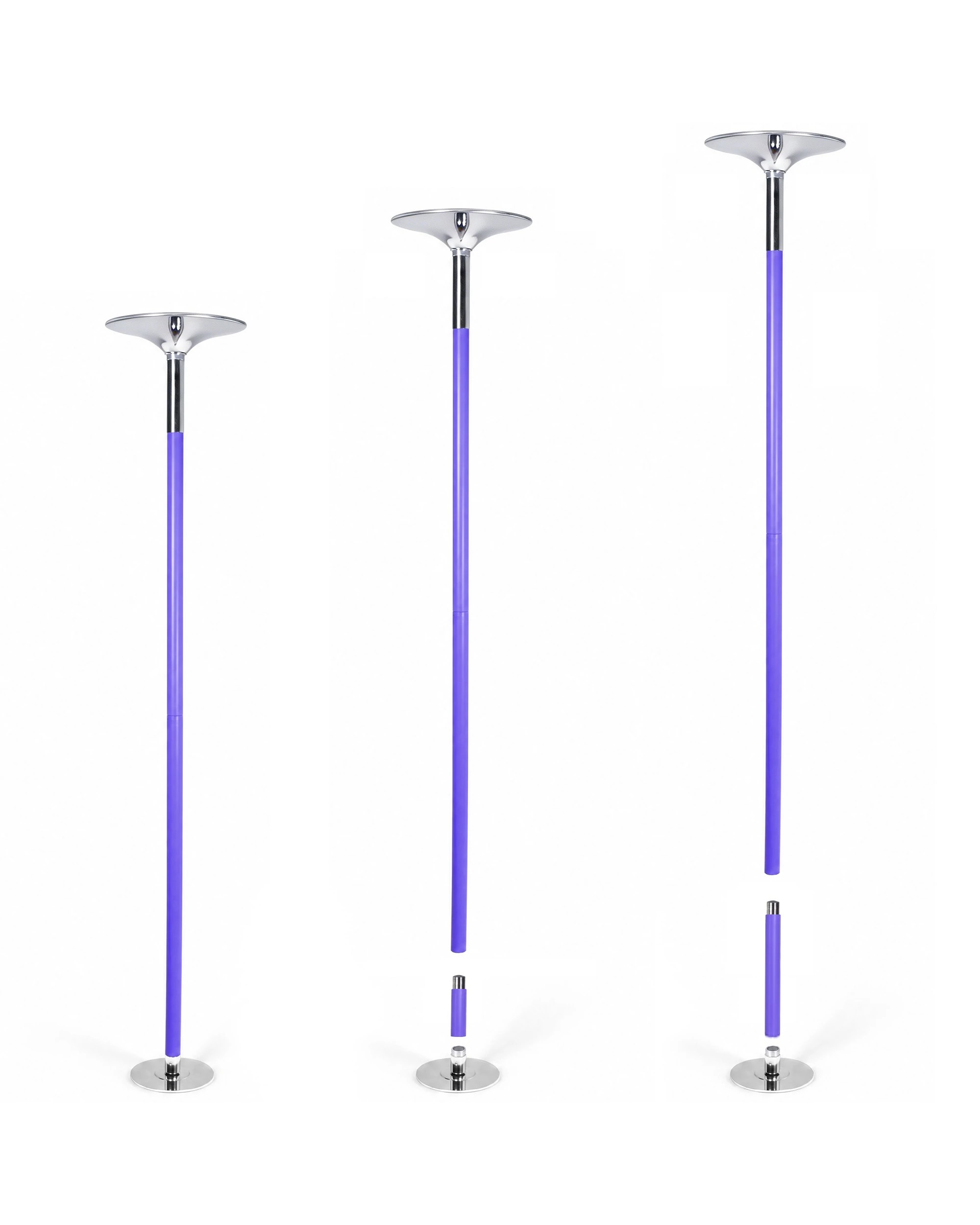 5 Advwin Silicone Dance Pole for Home for Club, Gym, Party, 200KG Load Capacity - Purple, 5 of 7